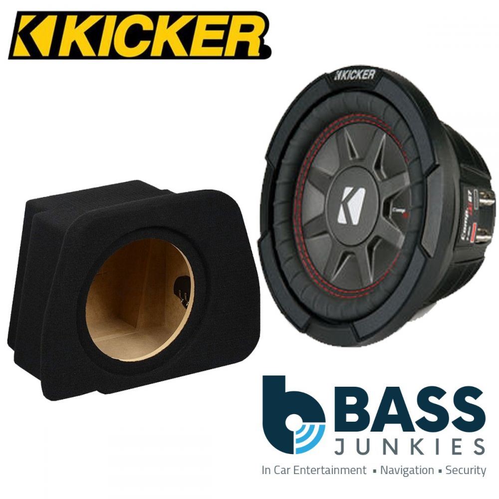 Audi A4 Sedan B8 2008 Onwards Kicker CWRT102 - CompRT 10" 25cm 800 Watts Car Subwoofer Custom Bass Box Kit