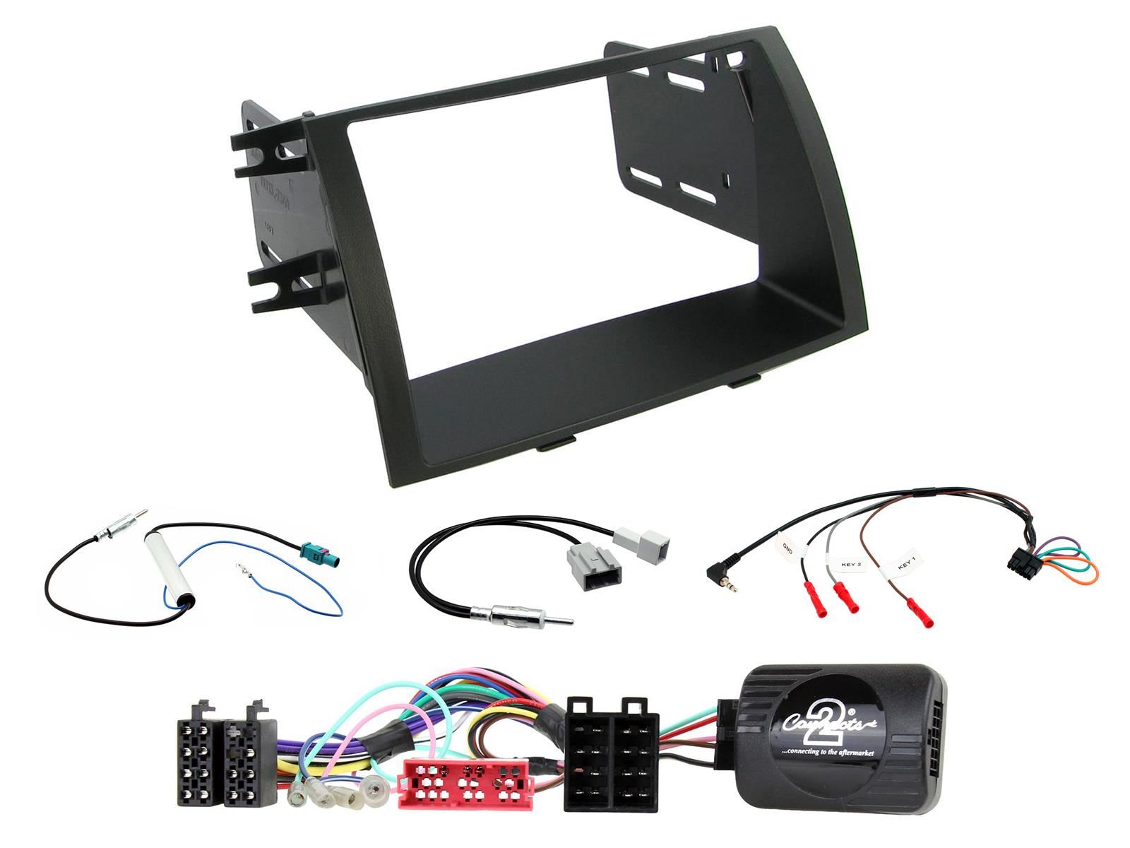 Connects2 CTKKI05 Kia Sorento 2009 - 2011 Double Din Car Fascia Steering Wheel Interface Kit