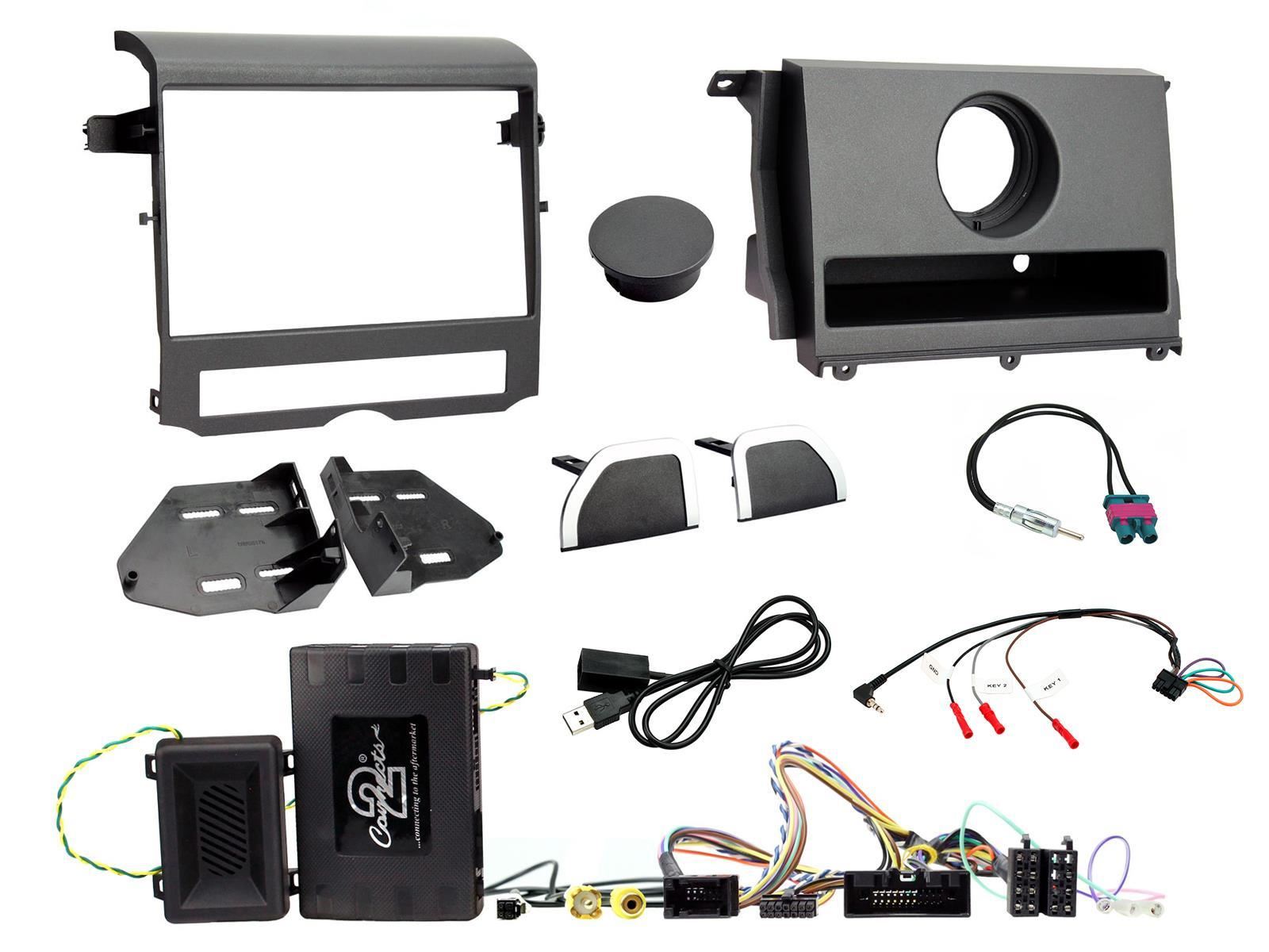 Connects2 CTKLR10 - Land Rover Discovery 2009-2016 Double Din Fascia Installation Kit