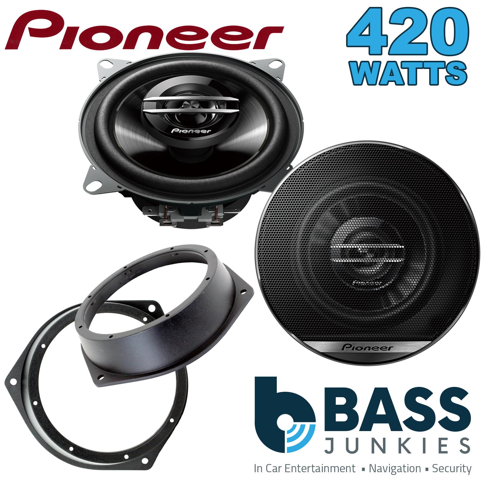 Pionner TS-G1020F 100mm/10cm/4" 2-Way Coaxial Car speakers (Per Pair Max 420|60 watts RMS) Fits Vauxhall Vectra 1995-02 | Astra 98-04 | Omega 94-03 | Zafira 99-05 | Vivaro 01-14