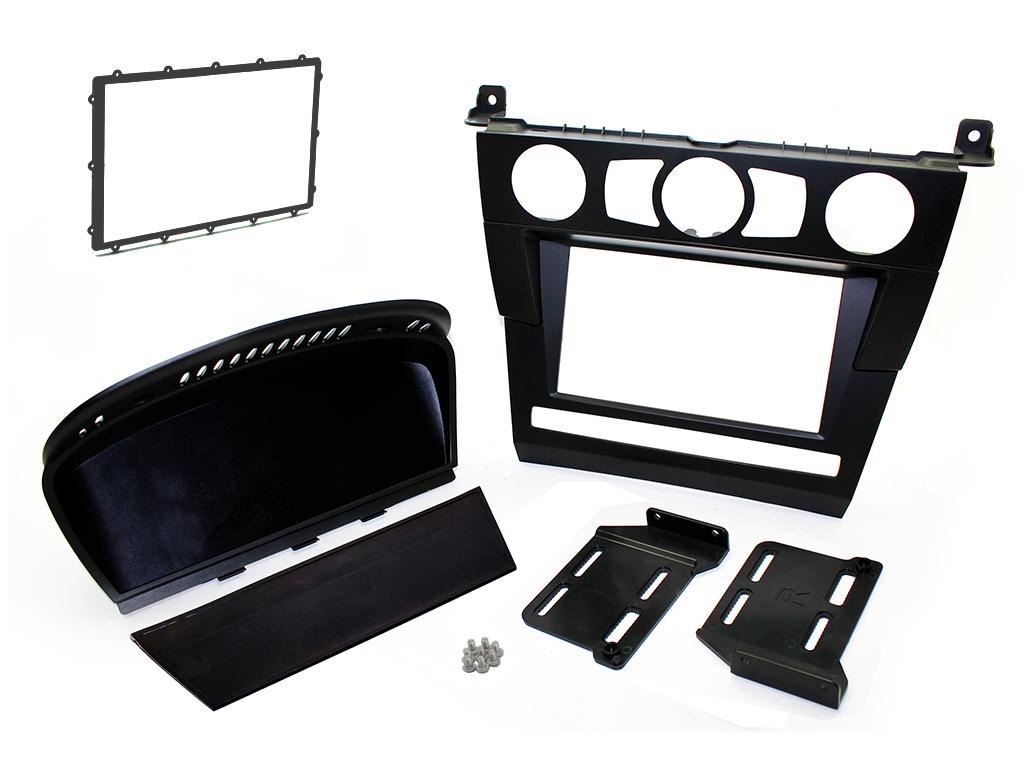 Connects2 CTKBM23 - BMW 5 Series E60/E61 2003 - 2007 Car Double Din Fascia Panel & Steering Wheel Interface Kit