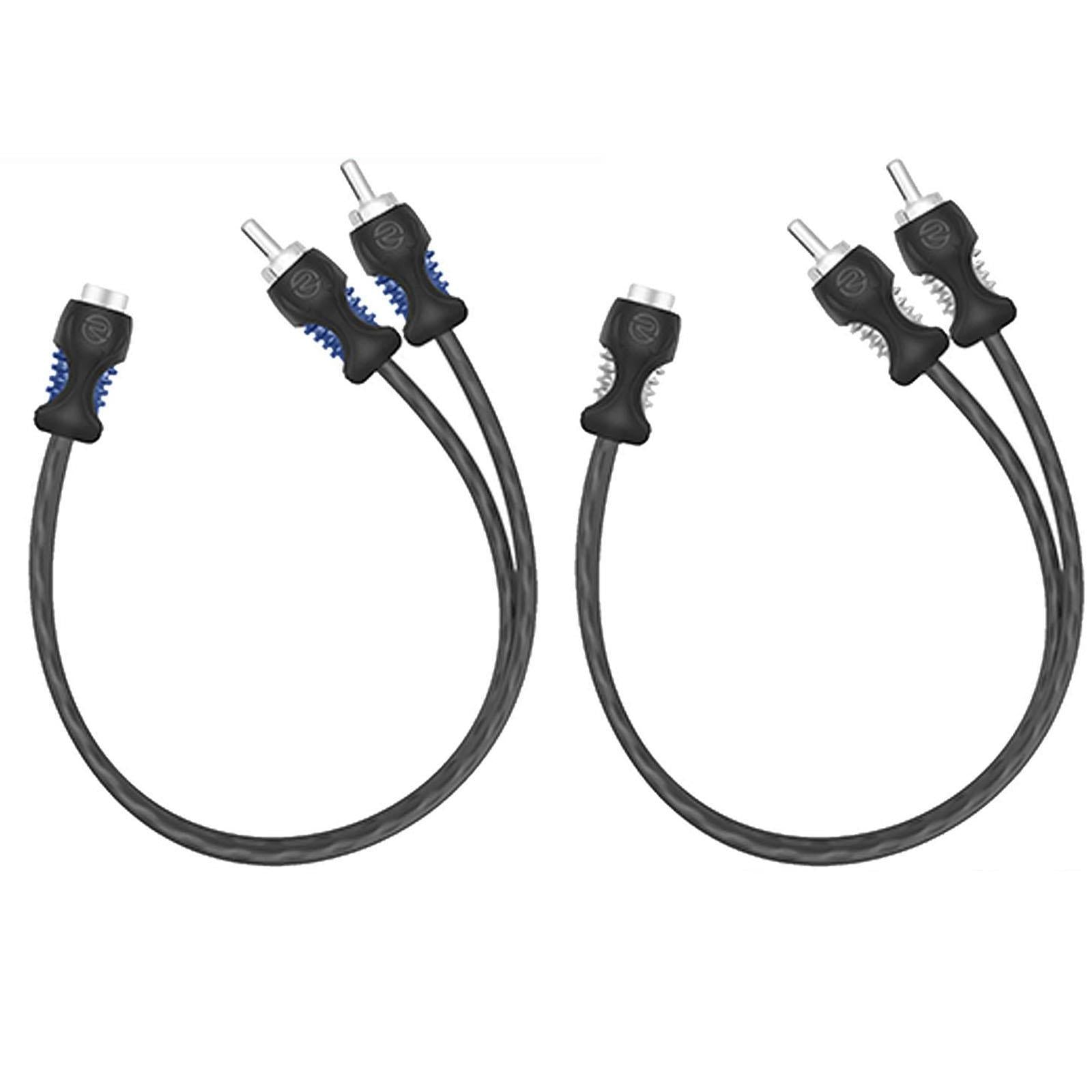 Recoil R1F2M - Echo Series OFC RCA Y-adaptor 1 Female to 2 Male Pair