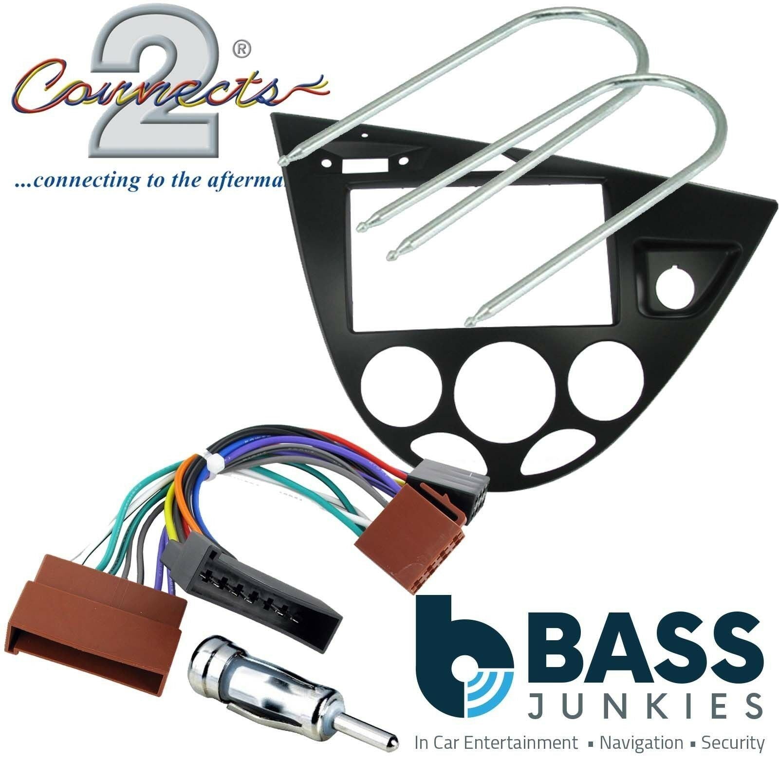 Ford Focus 1995 - 2005 MK1 R.H.D Double Din Car Stereo Fascia Panel Fitting Kit