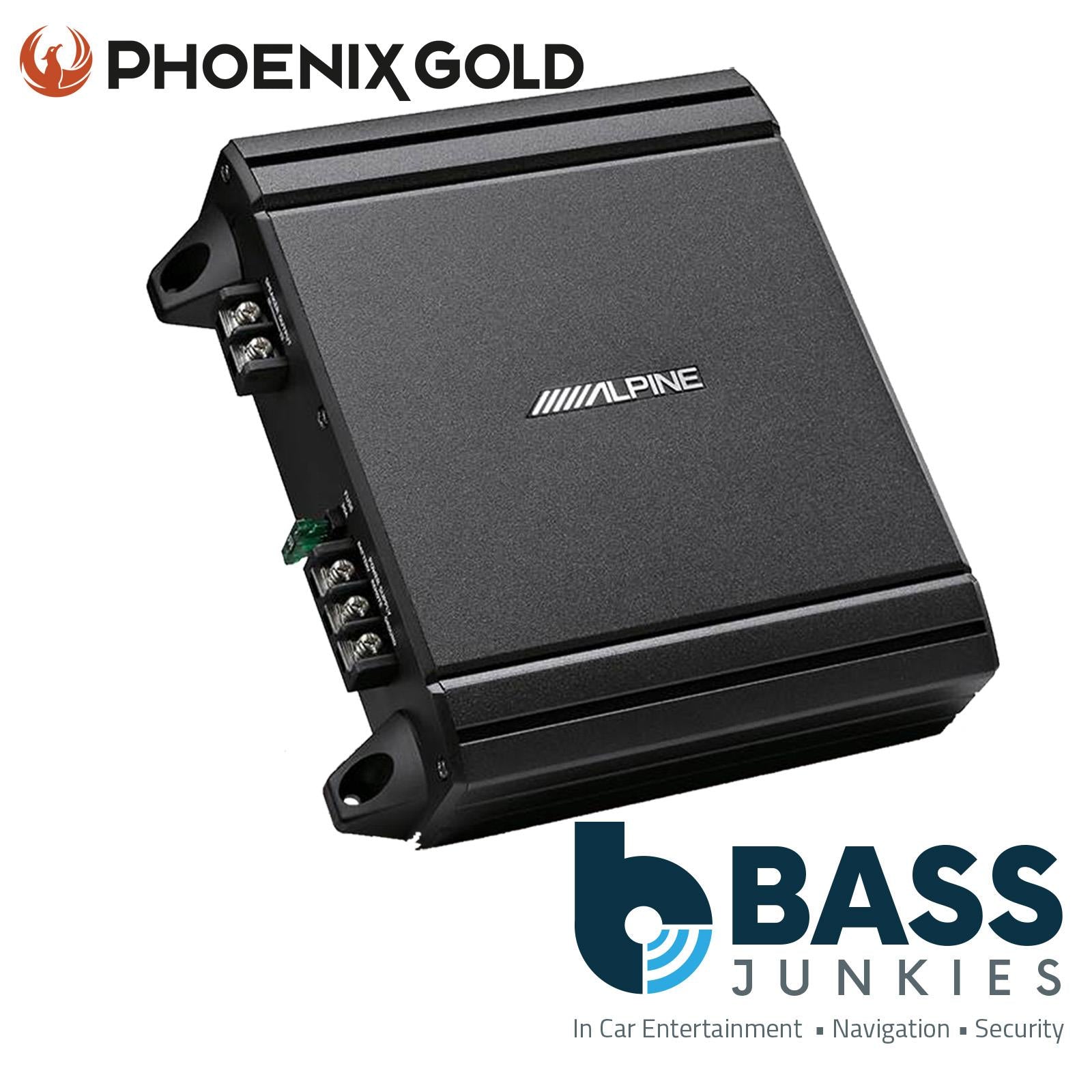 Phoenix Gold 1600 Watts 12" Car Subwoofer & Alpine Mono Amp Bass Box Package