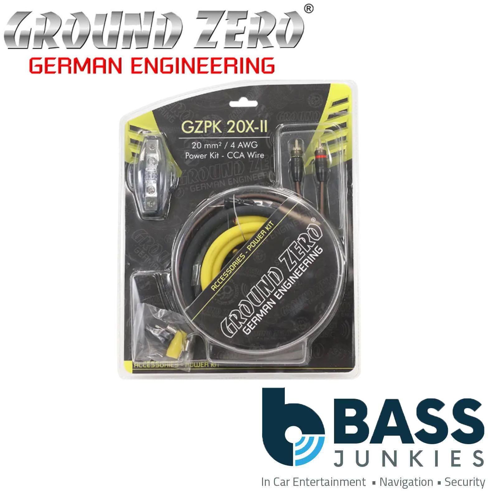 Groundzero GZPK-20X-II - 20mm² High Quality Cable Kit