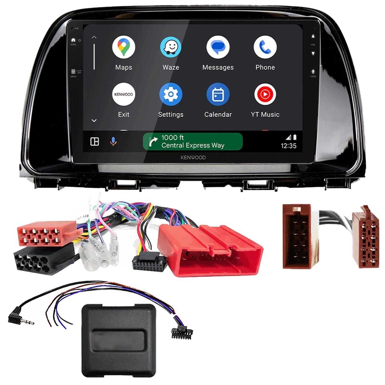 Kenwood 9" CarPlay Android Car Stereo Kit For Mazda CX-5 Black 2015 - 2018
