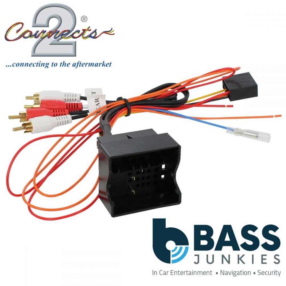 Connects2 CT20AU07 - Audi A3 / A4 / A6 / TT Car Stereo Radio Quadlock ISO Harness Adaptor