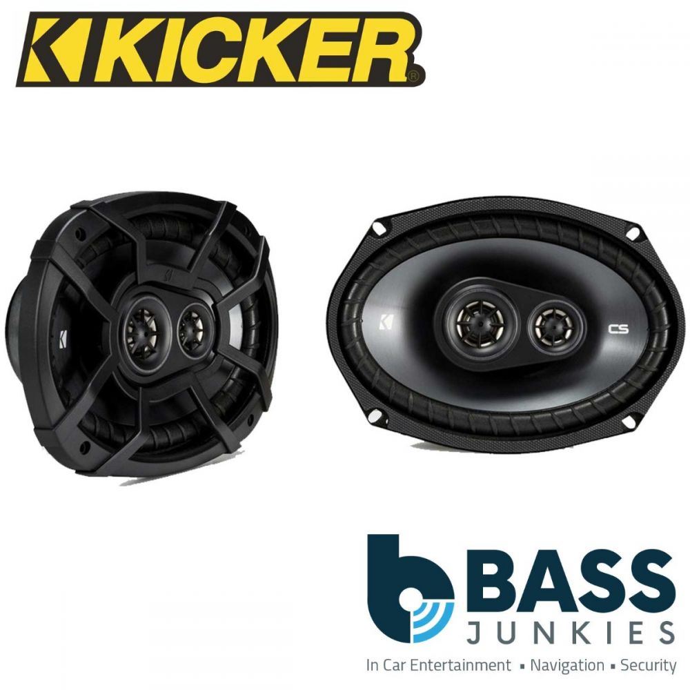 Kicker QSC694 - 6" x 9" 160 x 230mm 200 Watts Coaxial Speakers