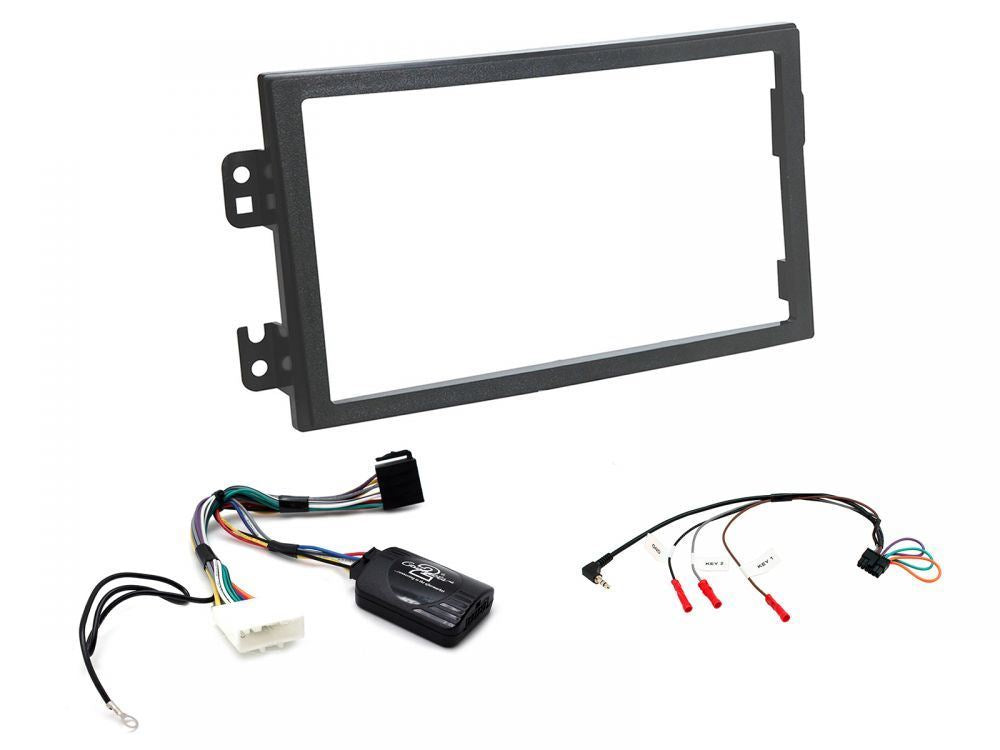 Connects2 CTKNS08 - Nissan 350z 2003 - 2005 Double Din Fascia & Steering Wheel Interface Installation Kit