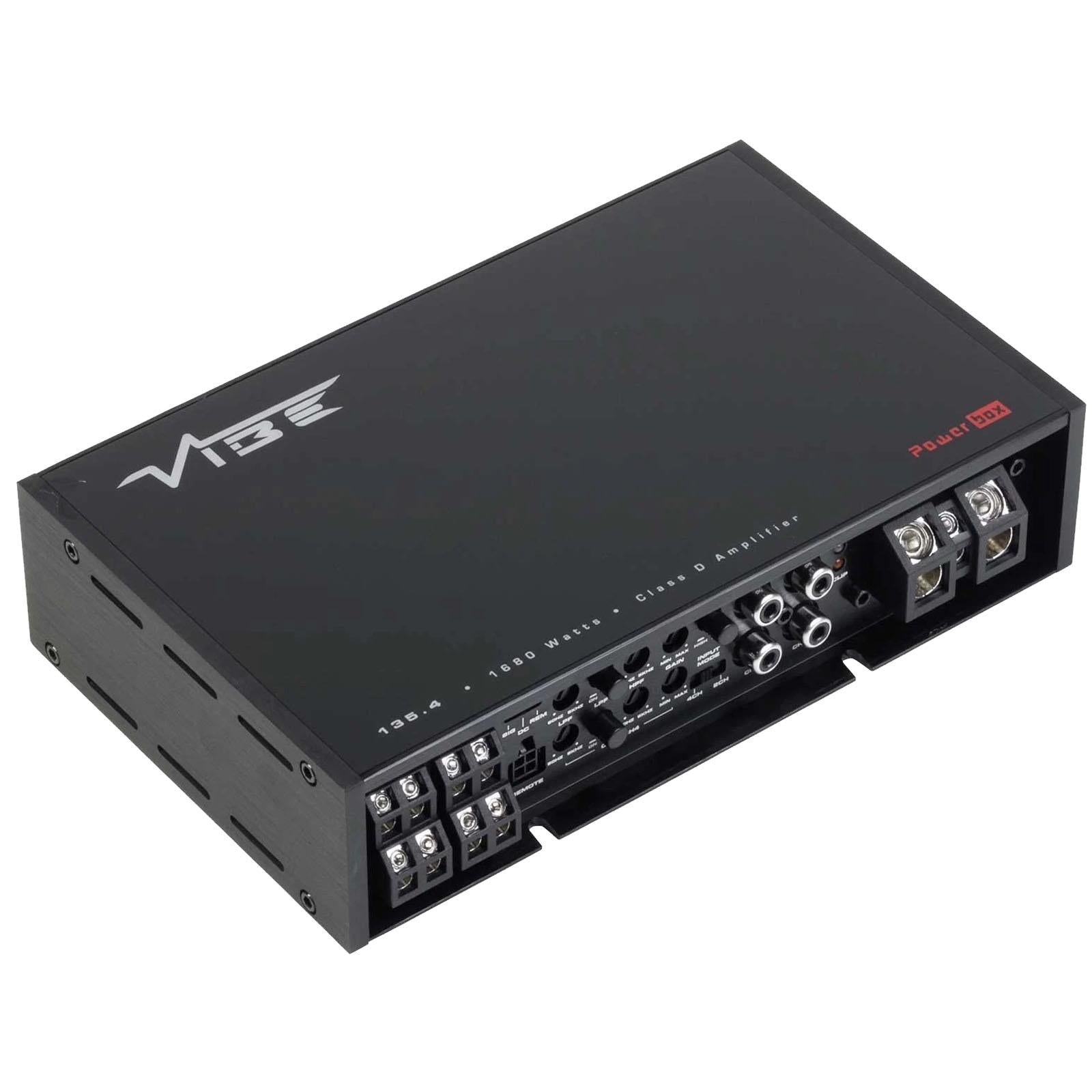 Vibe POWERBOX135.4 - 1680 Watts 4 Channel High Power Bass Car Amplifier