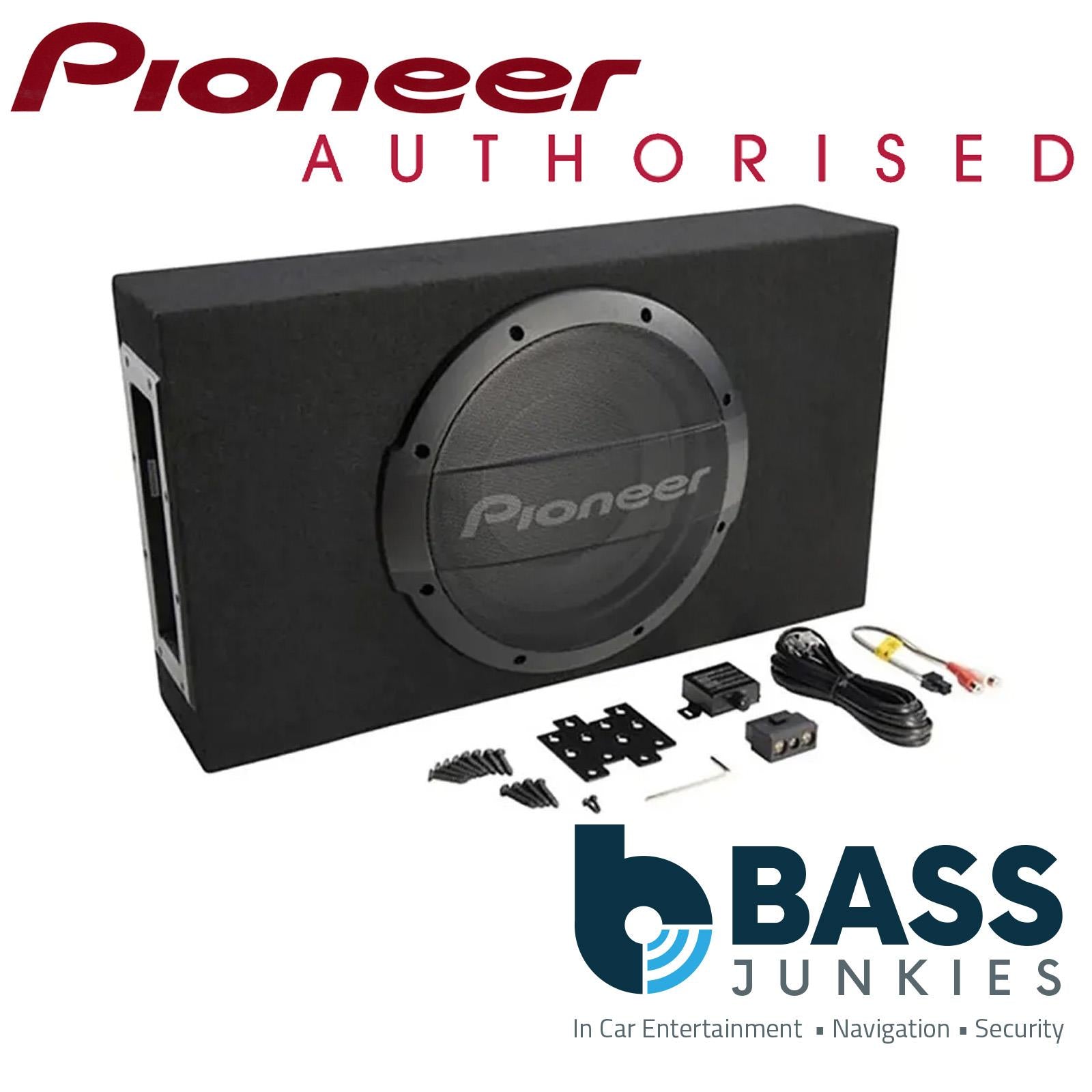 Pioneer TS-WX1010LA 1200 Watts 10" Shallow Sealed Active Car Subwoofer Bass Box