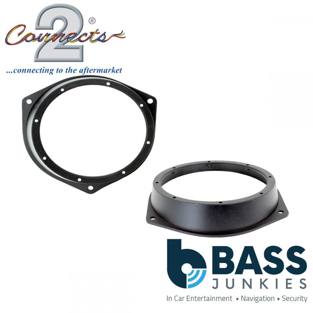 Connects2 CT25VX04 - Vauxhall Vectra Astra Omega Zafira Vivaro 120mm 5" Rear Door Car Speaker Adapter Brackets