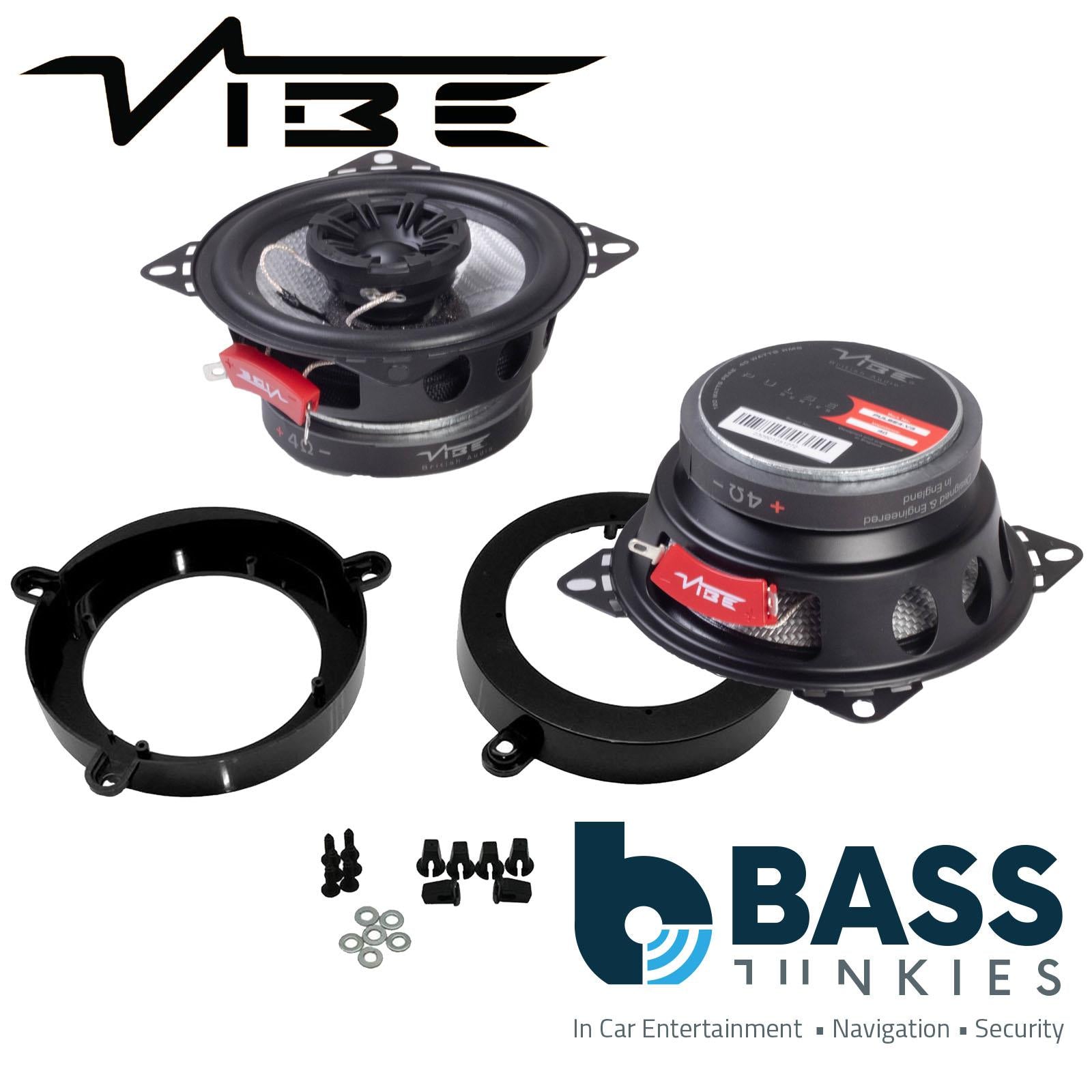 Vive PULSE4 100mm/10cm/4" 2-Way Coaxial Car speakers (Per Pair Max 240|80 watts RMS) Fits Mercedes C-Class 2000-07