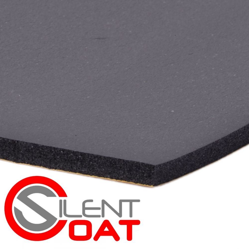 Silent Coat Noise Isolator 9 Sheets x 6mm Sound Deadening Closed Foam Mat