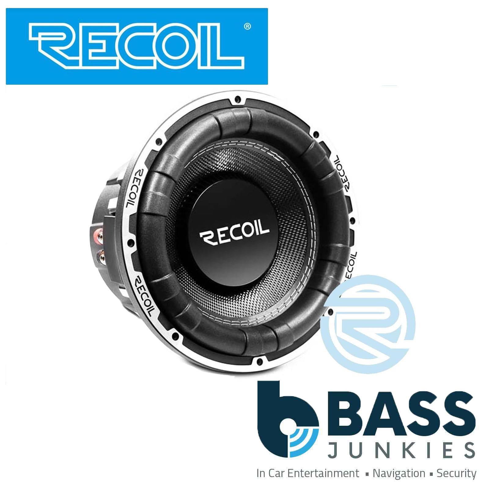 Recoil SW12D4 - 2000 Watts Peak 12" Inch 30cm Dual 4-Ohm Car Sub Subwoofer