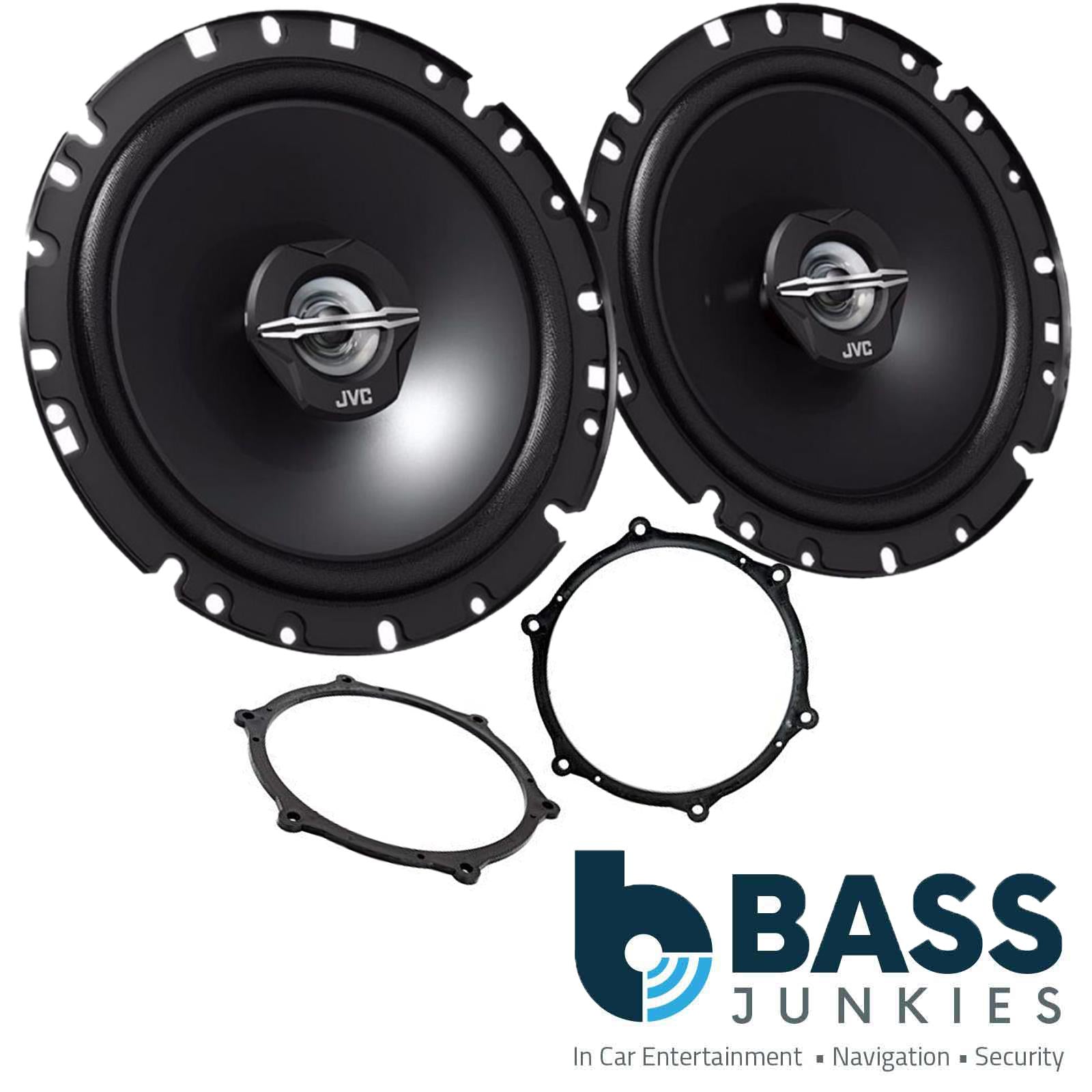 Seat Ibiza MK4 2008-17 JVC 17cm 6.5 Inch 600 Watts 2 Way Rear Door Car Speakers