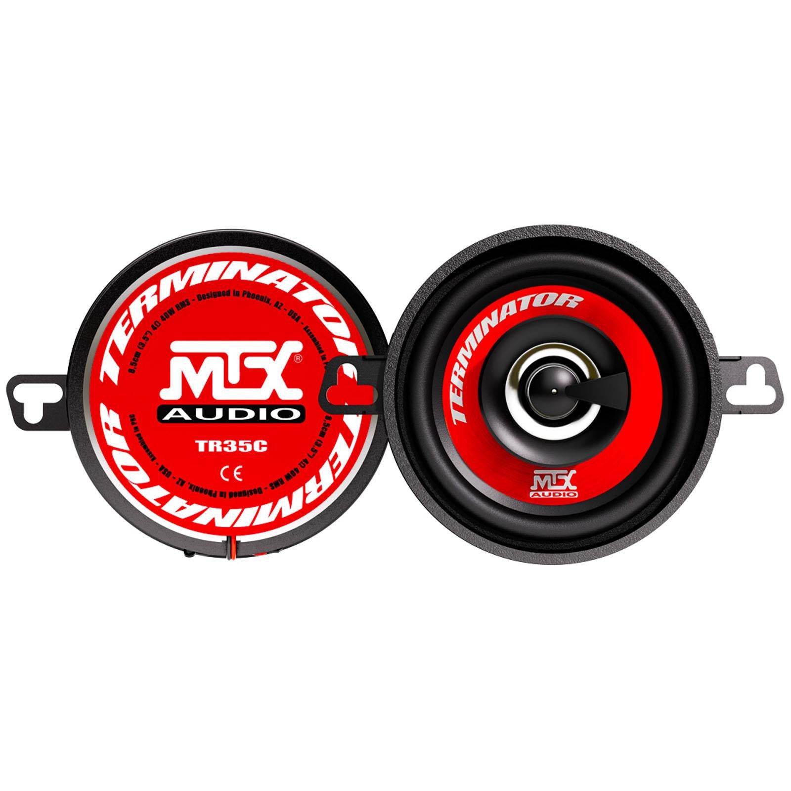 MTX TR35C - 3.5" 550 Watts 2-Way Coaxial Car Door Speakers