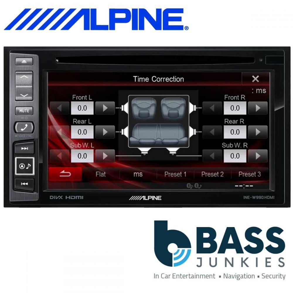 Alpine INE-W990HDMI - 6.1" Sat Nav Navigation Handsfree Bluetooth DVD CD MP3 USB iPod iPhone HDMI Touchscreen Car Stereo