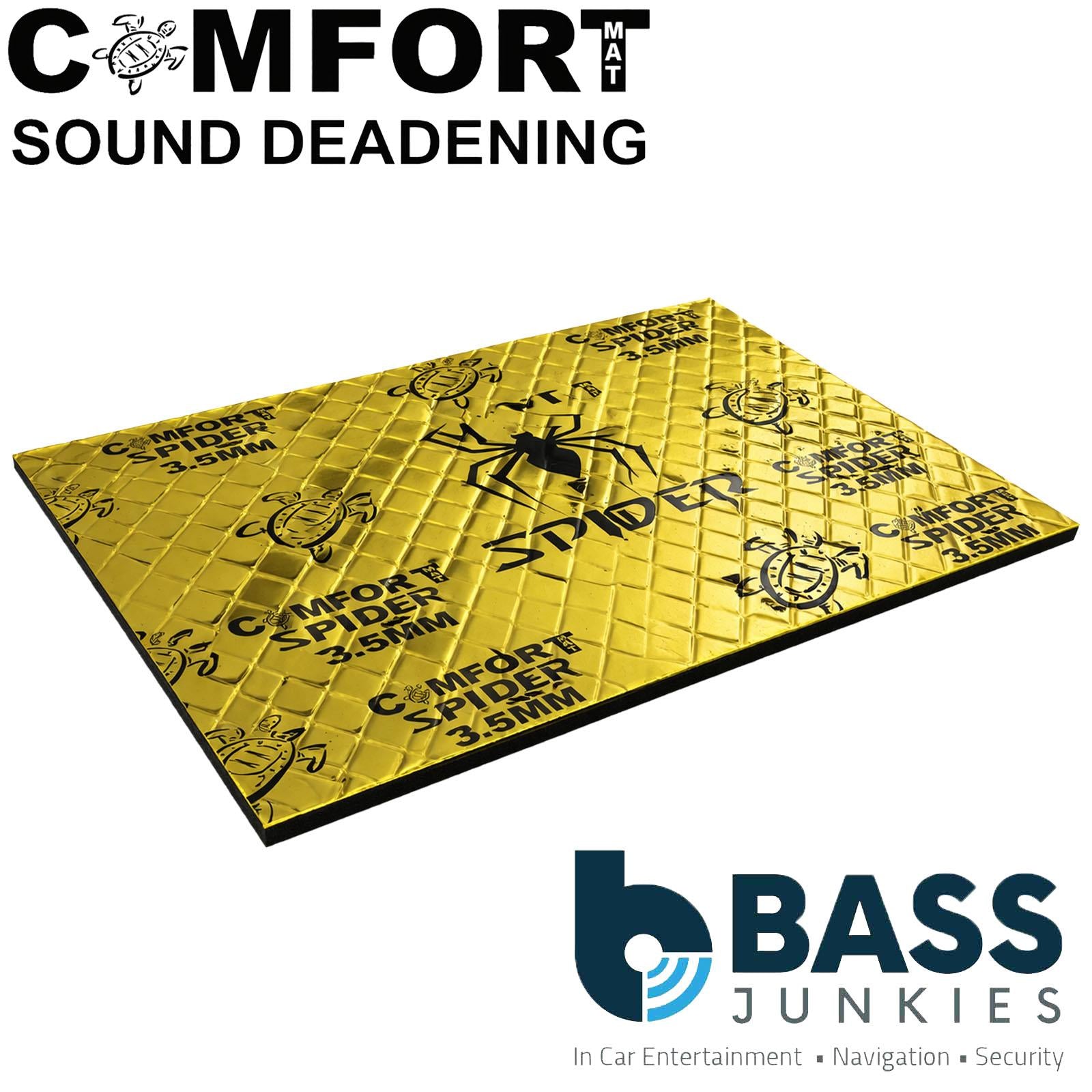 Comfort Spider - 10 Sheets 3.5mm 500x700mm Sound Deadening Mat Kit