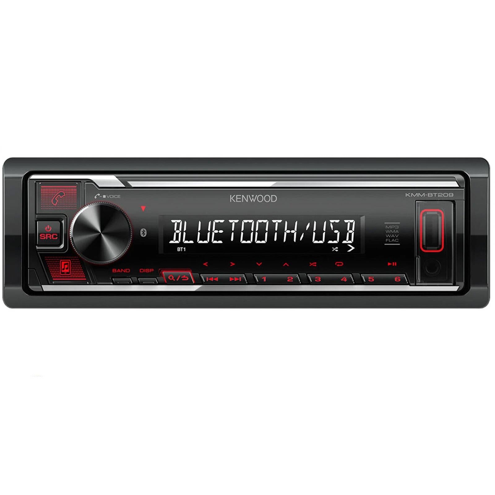 Kenwood KMM-BT209 - Bluetooth USB AUX Car Stereo Radio Media Player Receiver