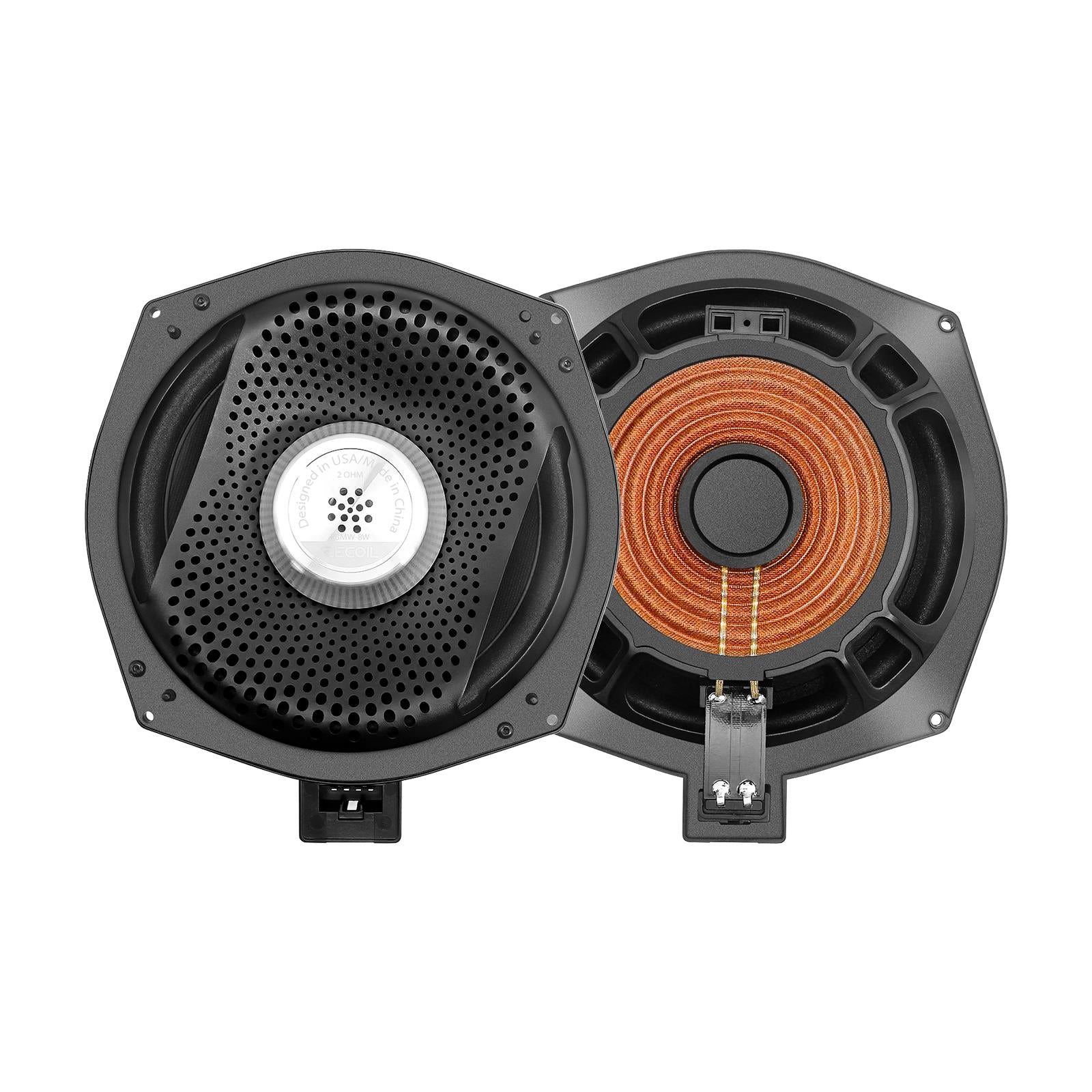 Recoil RBMW-8W - BMW 1, 3, 4, 5, 6 Series & X1, X3 Underseat Car Bass Subwoofers