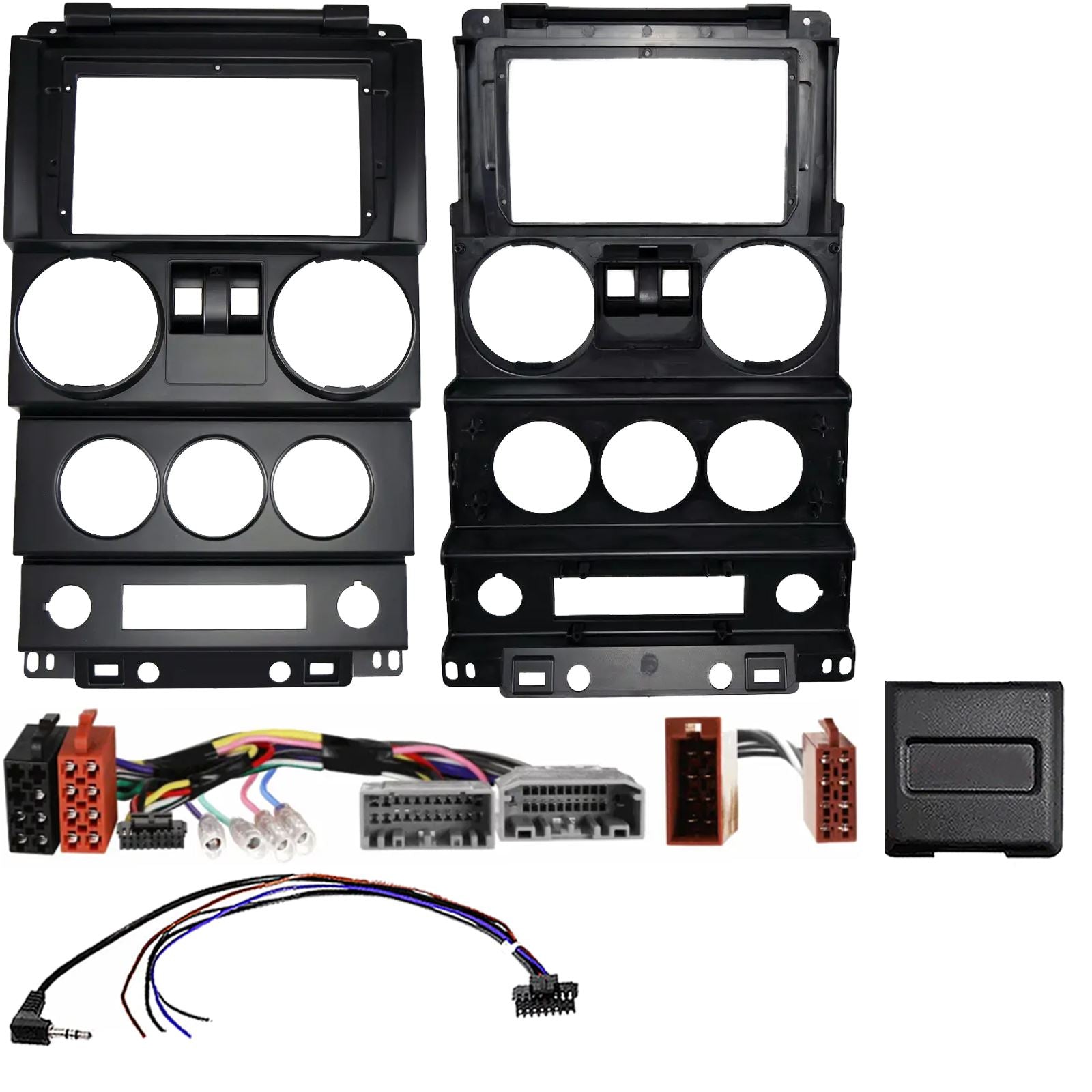 Kenwood 9" CarPlay Android Car Stereo Kit For Jeep Wrangler Rubicon 2008 - 2010