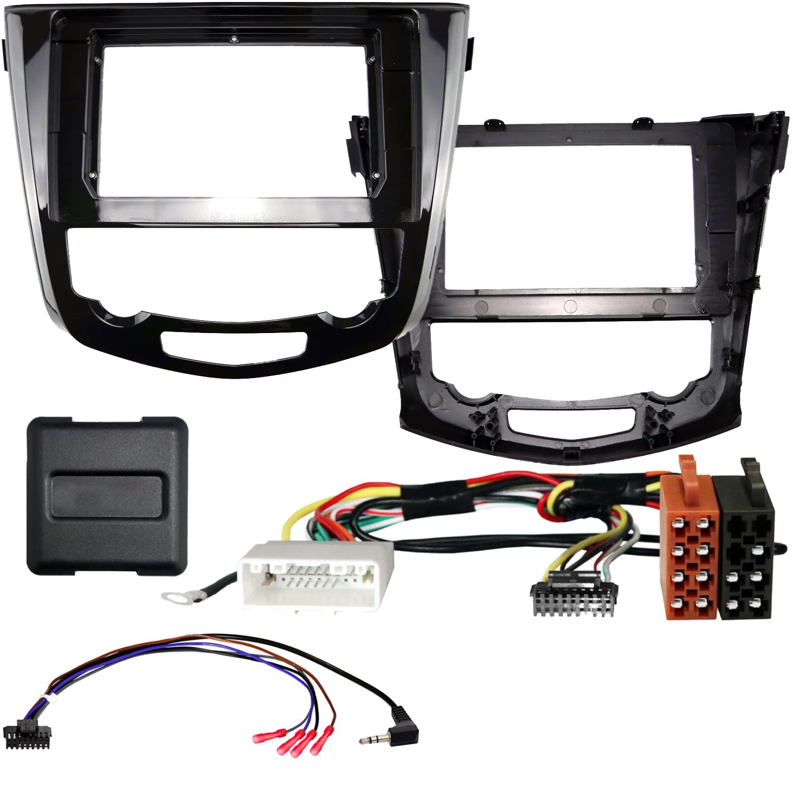 For Nissan X-Trail Black 2014 Fascia Panel Interface For 9" Android Car Radios