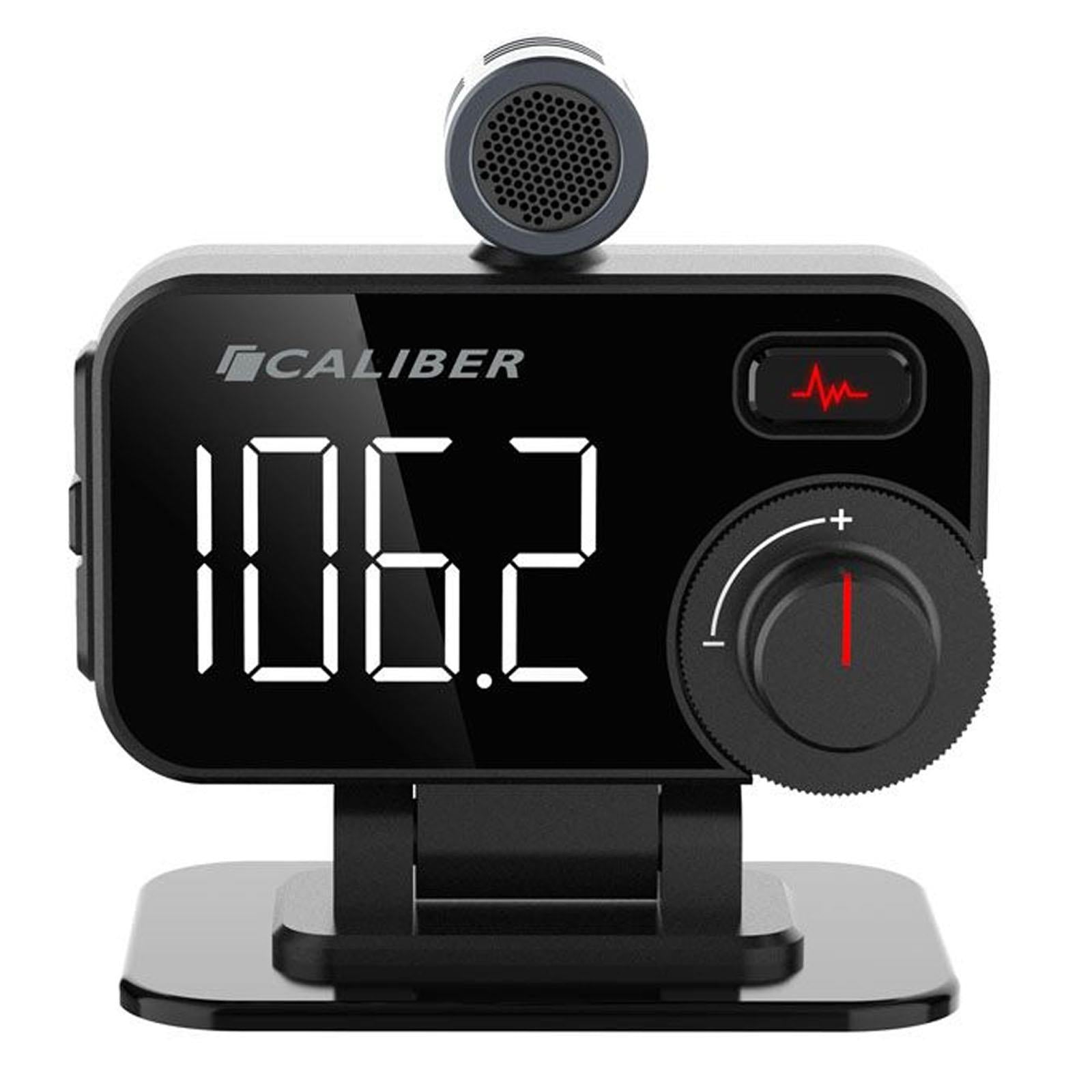 Caliber Bluetooth FM Transmitter with Dual USB Fast Charging Hands-Free Calling