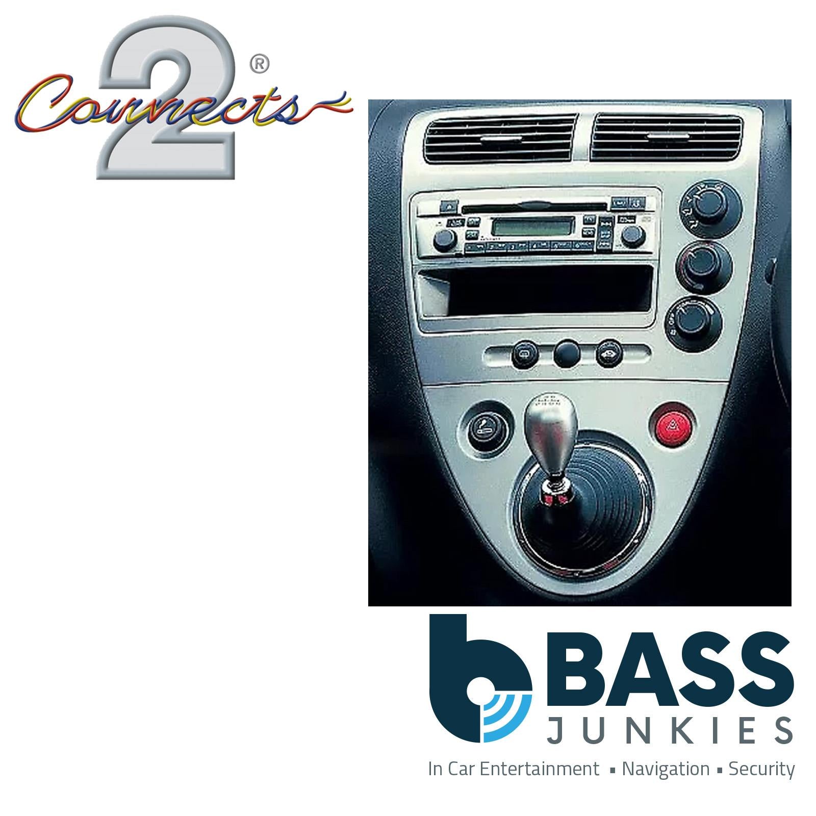 Connects2 CT24HD01 - Honda Civic 2003 - 2006 Single Din Fascia Panel