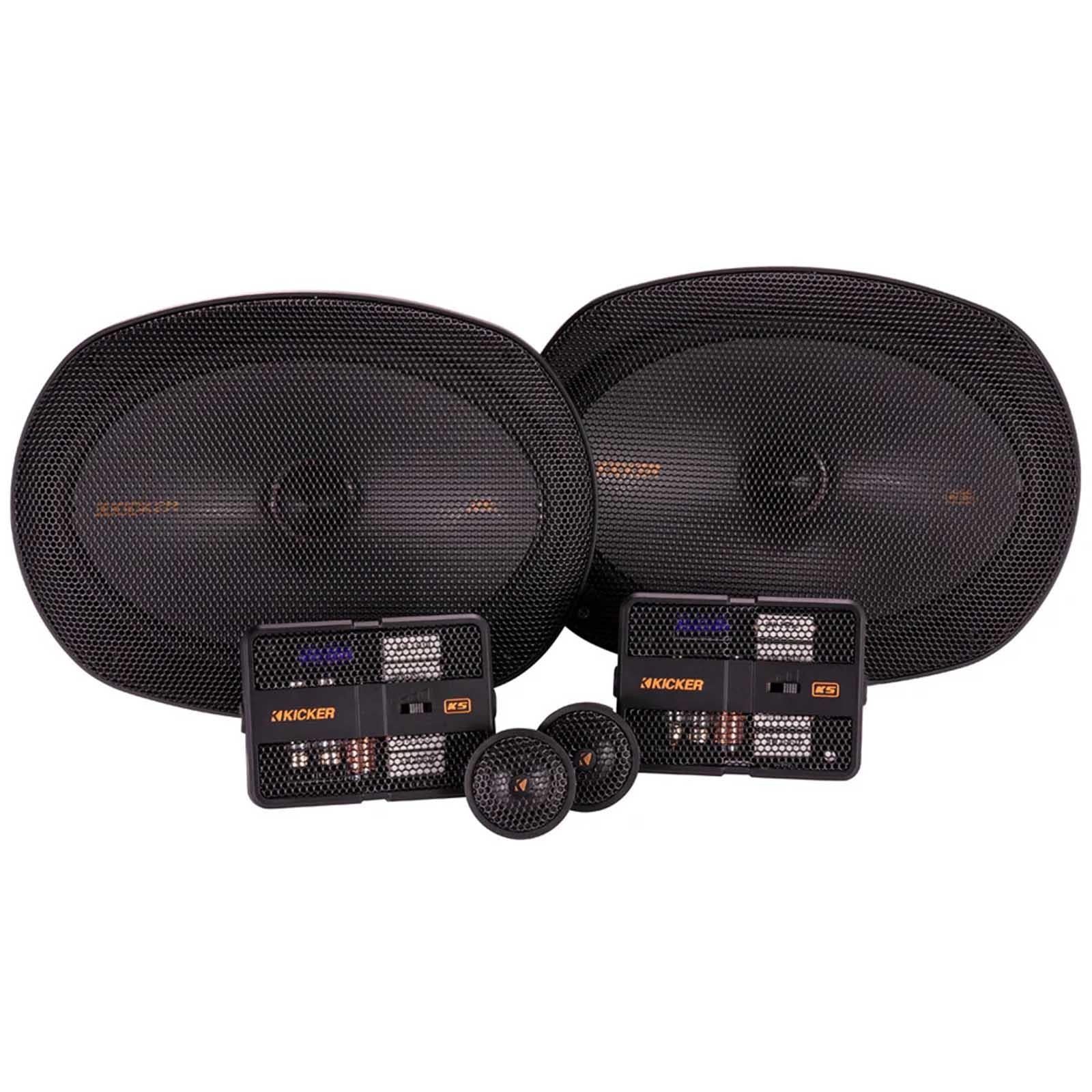 Kicker 51KSS6904 - 6x9" 300 Watts 2-Way Component Car Speaker Kit
