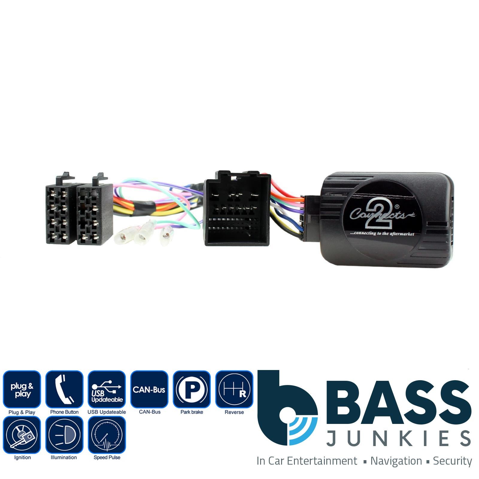 Connects2 CTSFO020.2 - Car Steering Wheel Interface Kit Fits Ford Transit Connect (MK2 Facelift) 2018 Onwards