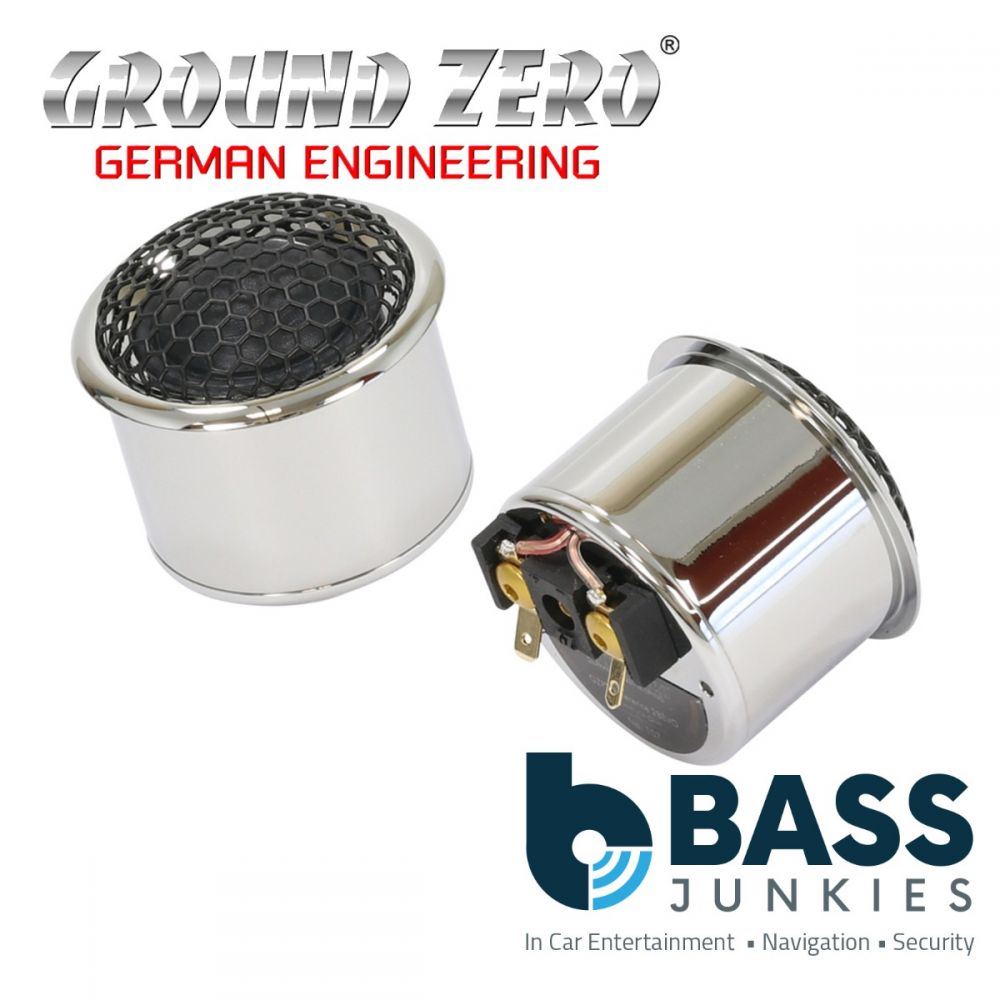 Ground Zero GZPT 28EVO - 1.1" Inch 2.8cm 150 Watts 3.2-Ohm SQ Reference Car Tweeter
