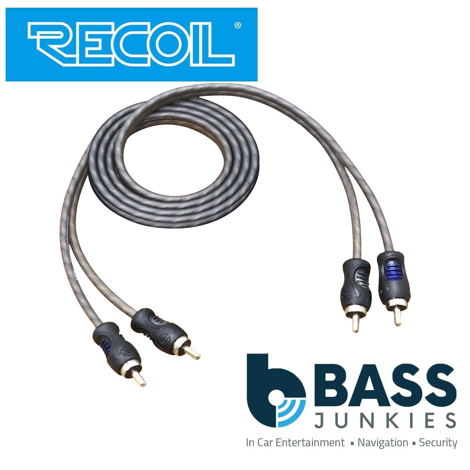 Recoil RCI23 - 1 Meter 2-Channel Oxygen-Free Copper Noise Reduction RCA Phono