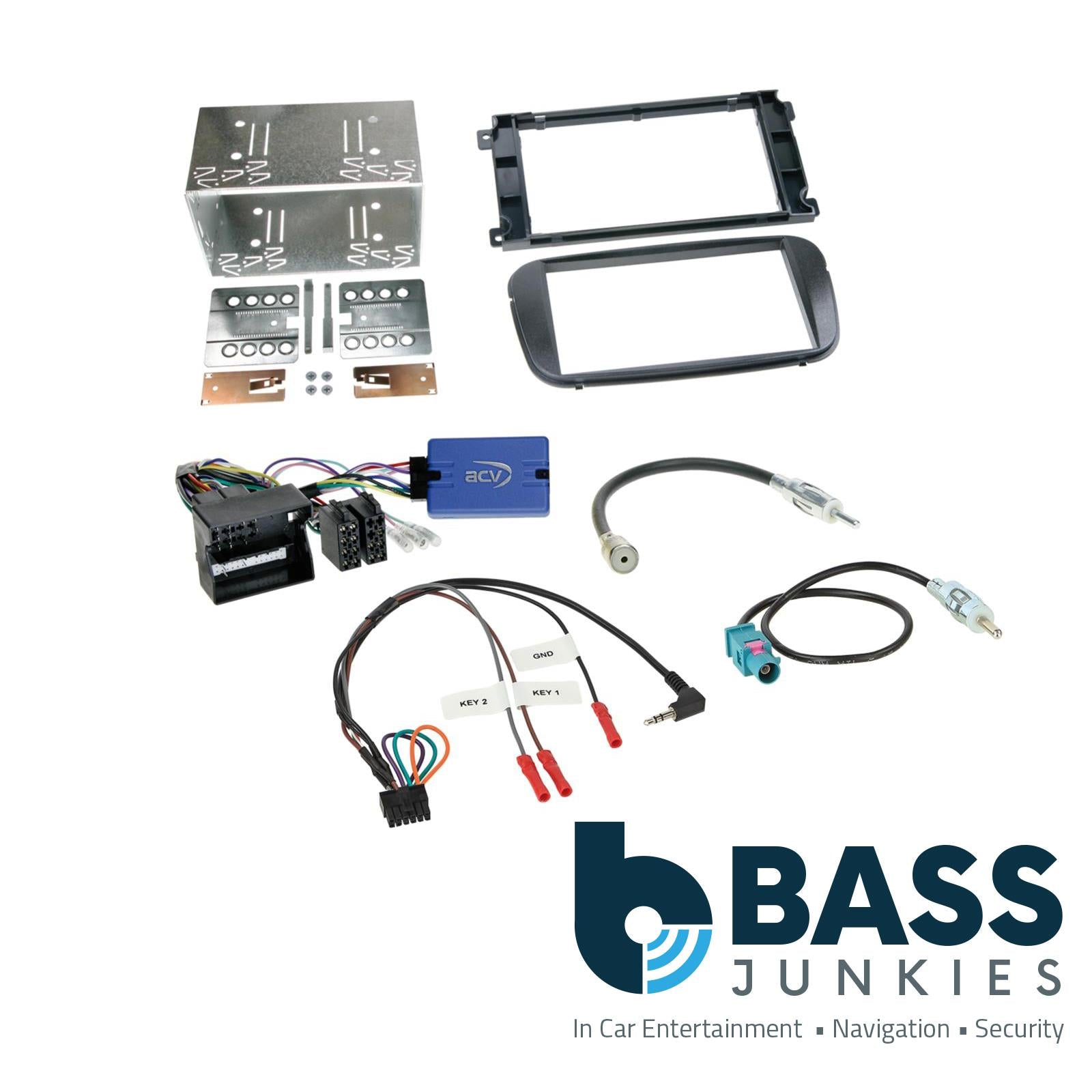 Double Din Car Radio Stereo Full Fitting Kit for Ford S-Max 2006 - 2010