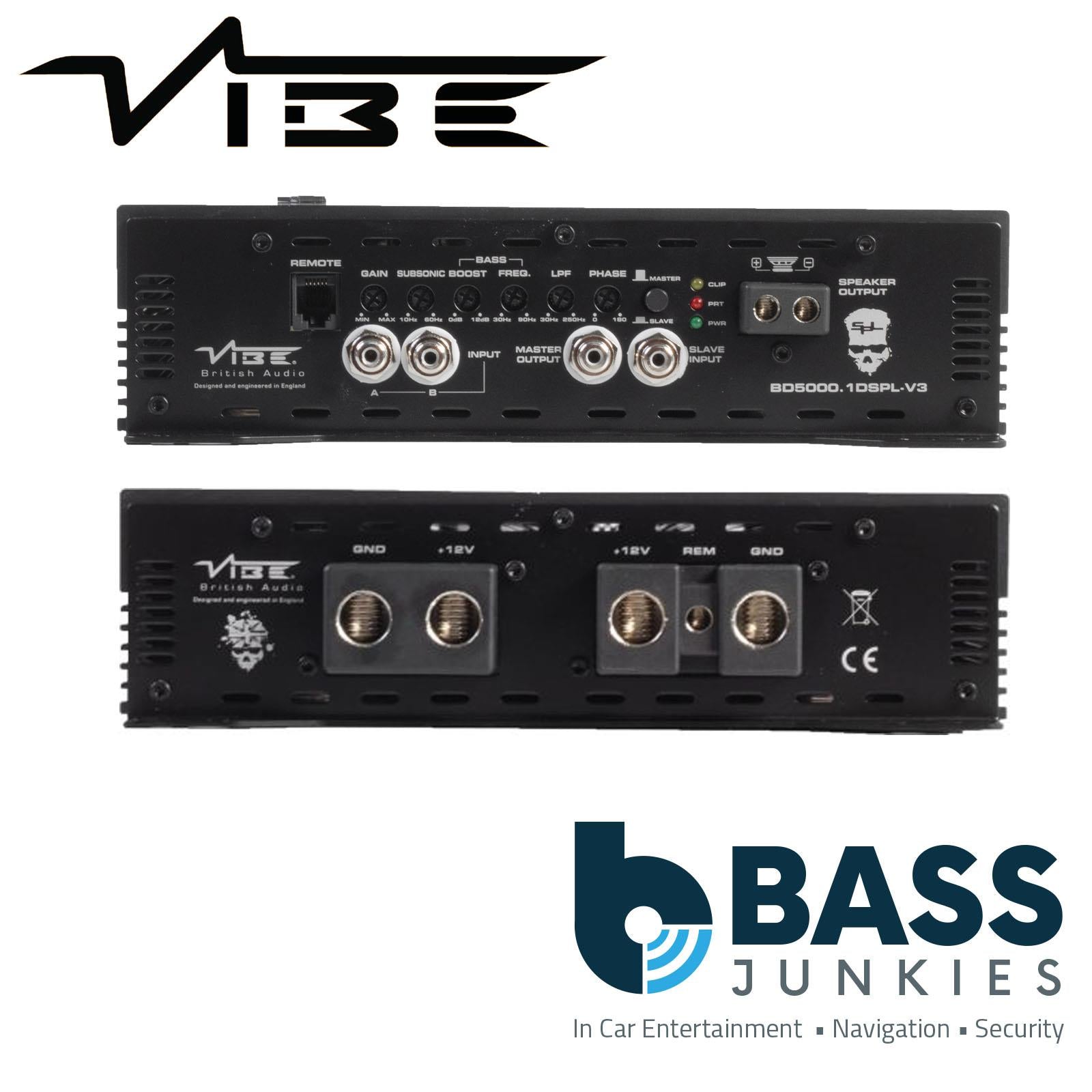 VIBE BD5000.1DSPL-V3 BlackDeath 11000 Watts Competition Monoblock Car Amplifier