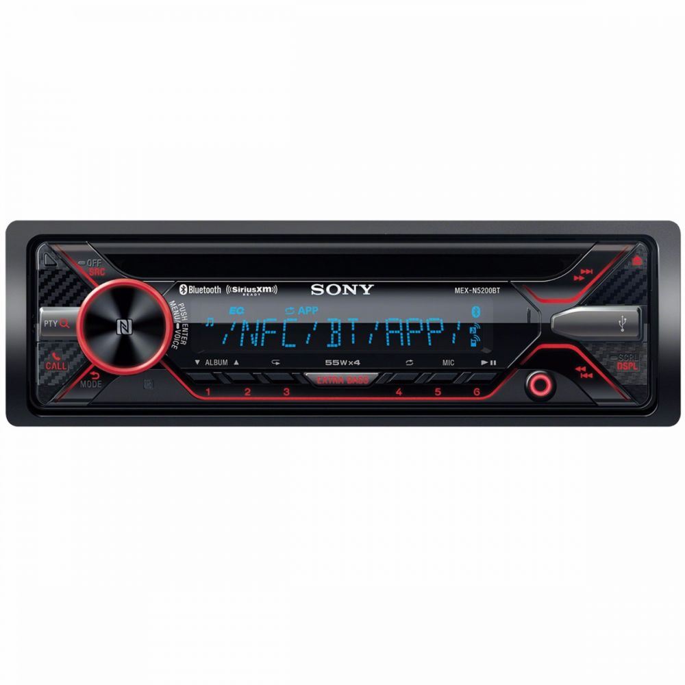 Sony MEX-N5200BT - CD MP3 WMA Bluetooth iPod iPhone A2DP AVRCP USB AUX Car Stereo Radio Tuner Player