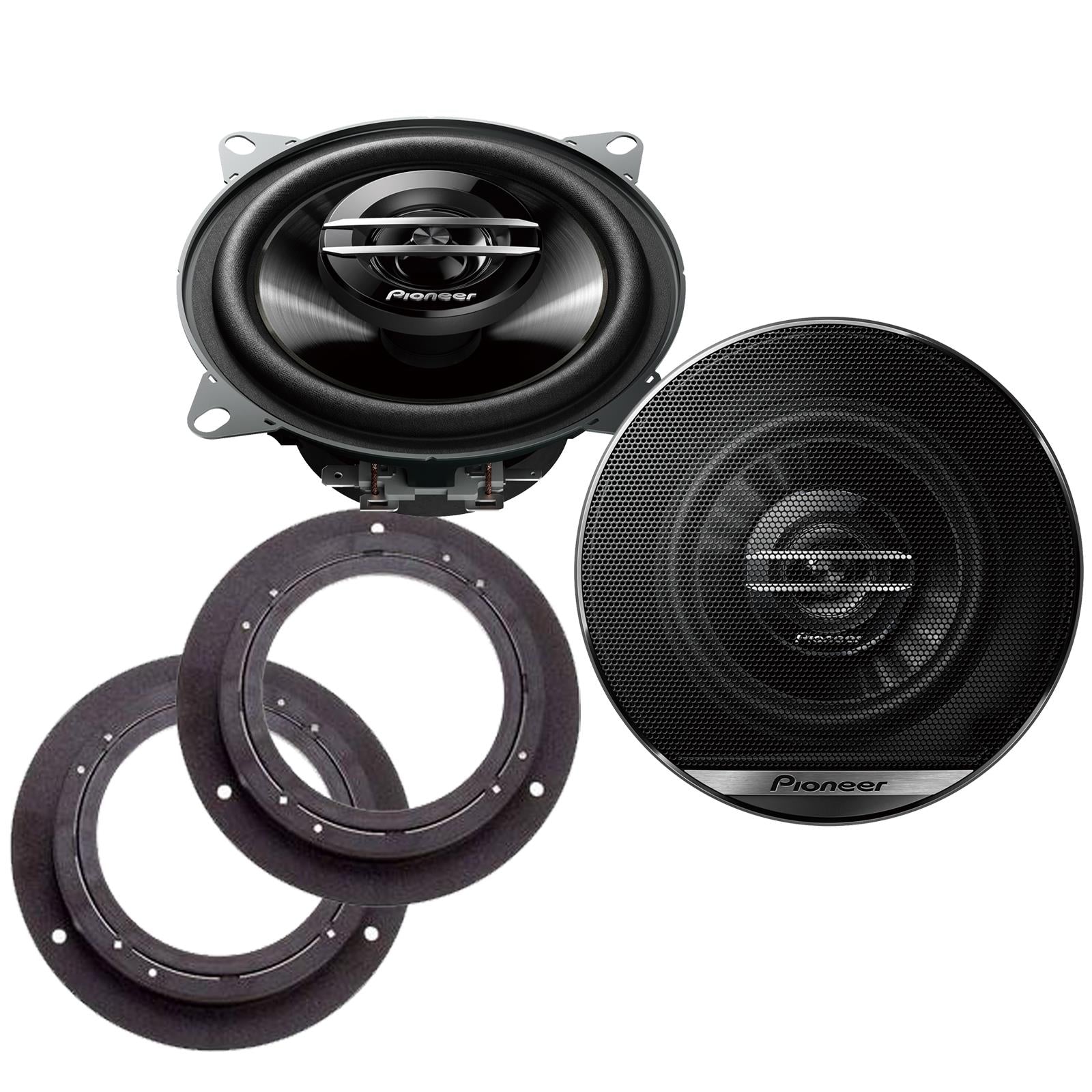 Pionner TS-G1020F 100mm/10cm/4" 2-Way Coaxial Car speakers (Per Pair Max 420|60 watts RMS) Fits Mercedes A-Class 2004-12