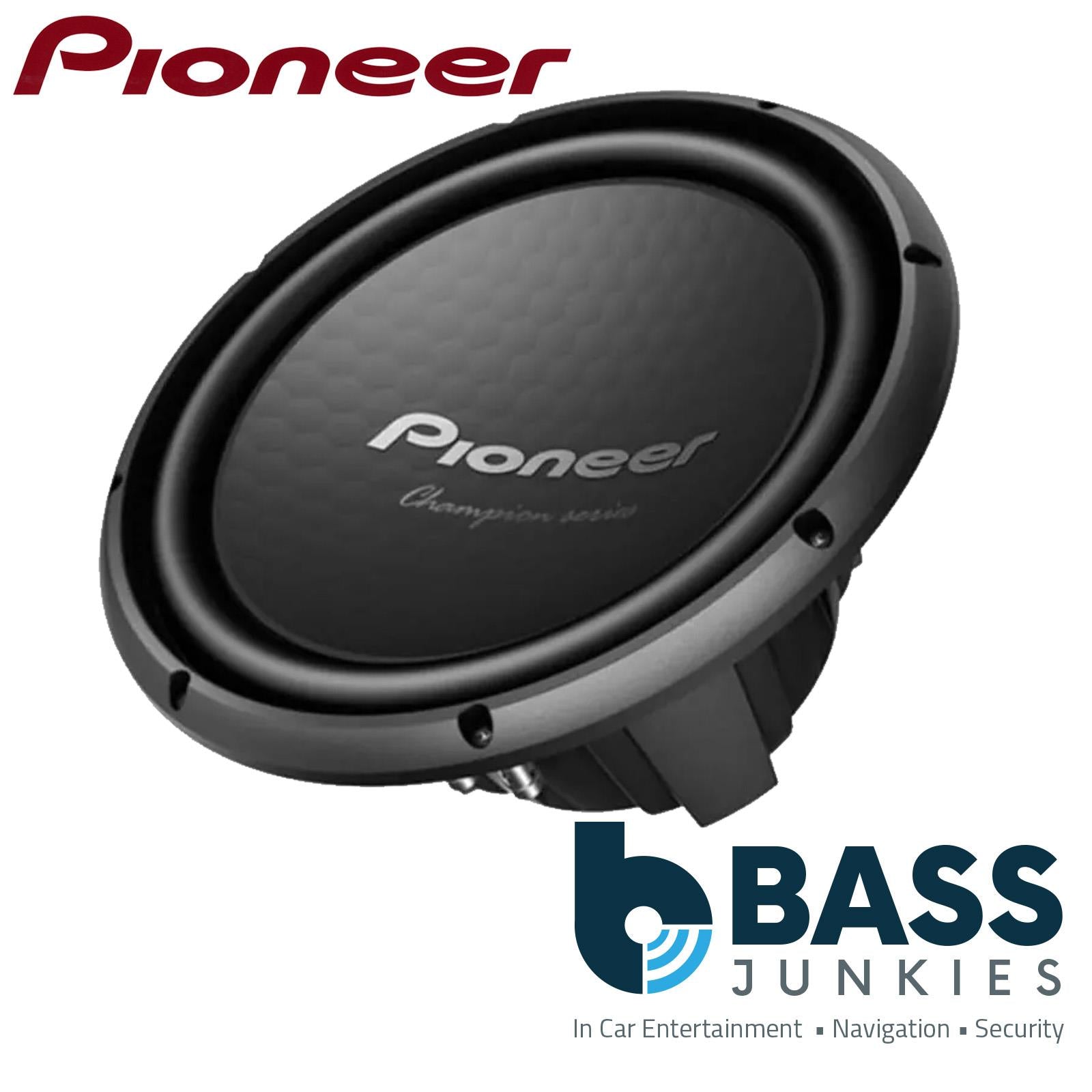Pioneer TS-W32S4 - 12" 1500 Watts Champion Series 4 Ohm Car Sub Subwoofer