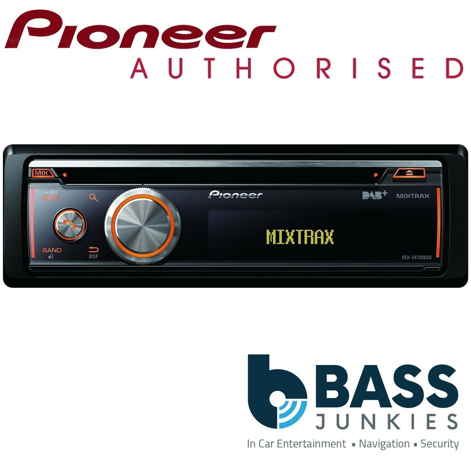 Pioneer DEH-X8700DAB - DAB+ Tuner Bluetooth USB CD MP3 AUX Car Stereo Radio Player