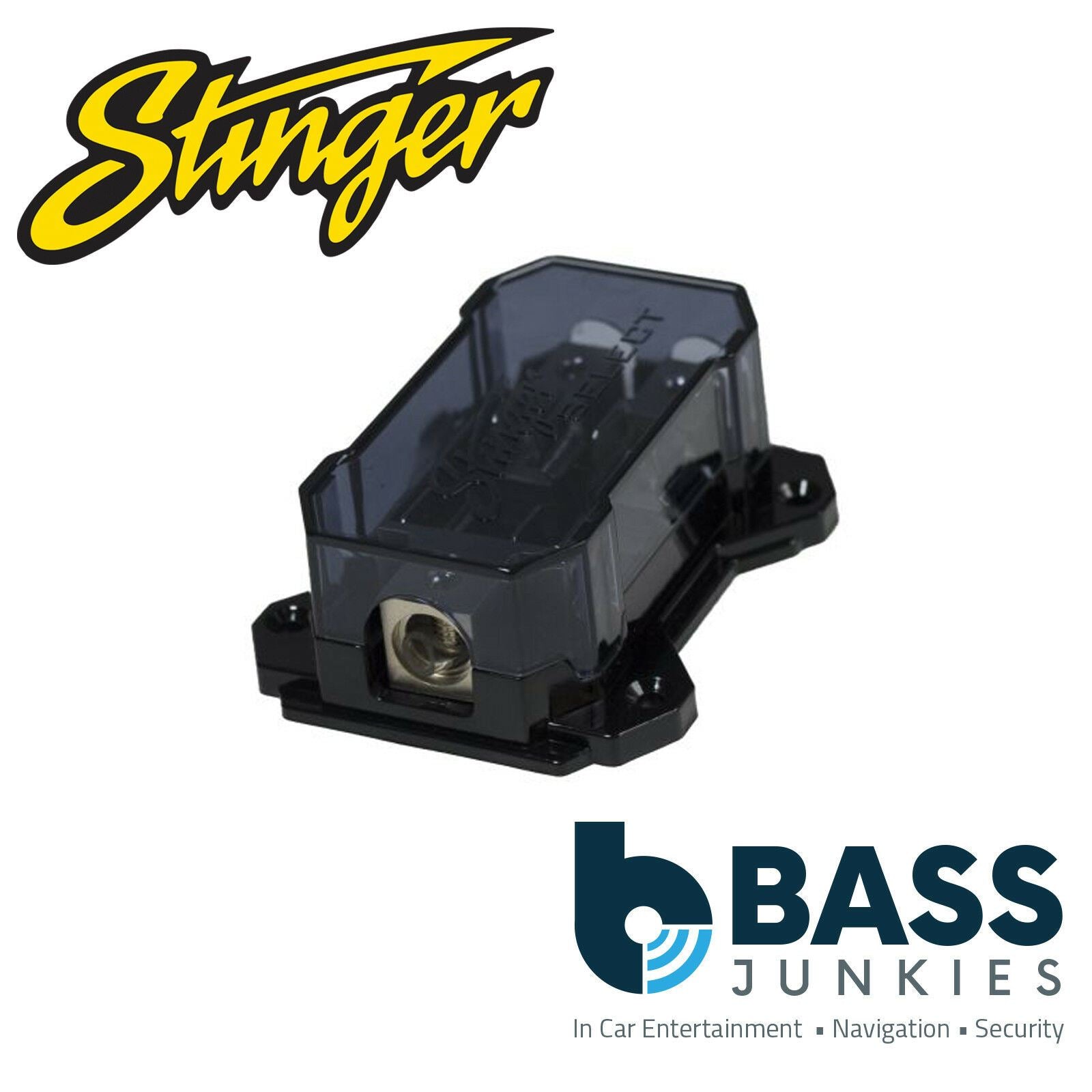 Stinger SSFDBA428 (1) 4GA Input to (2) 8GA Output AGU Distrubution Block