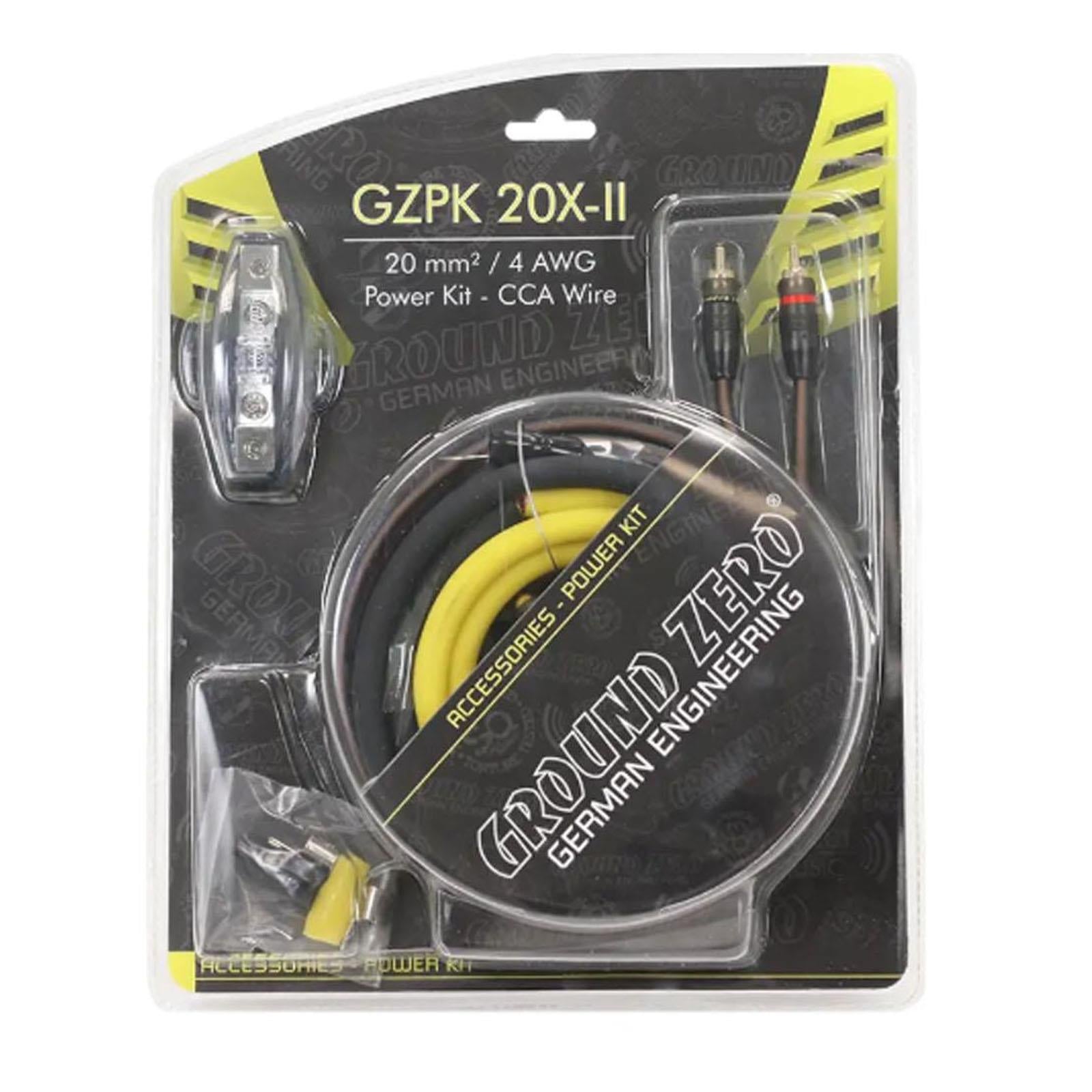 Groundzero GZPK-20X-II - 20mm² High Quality Cable Kit