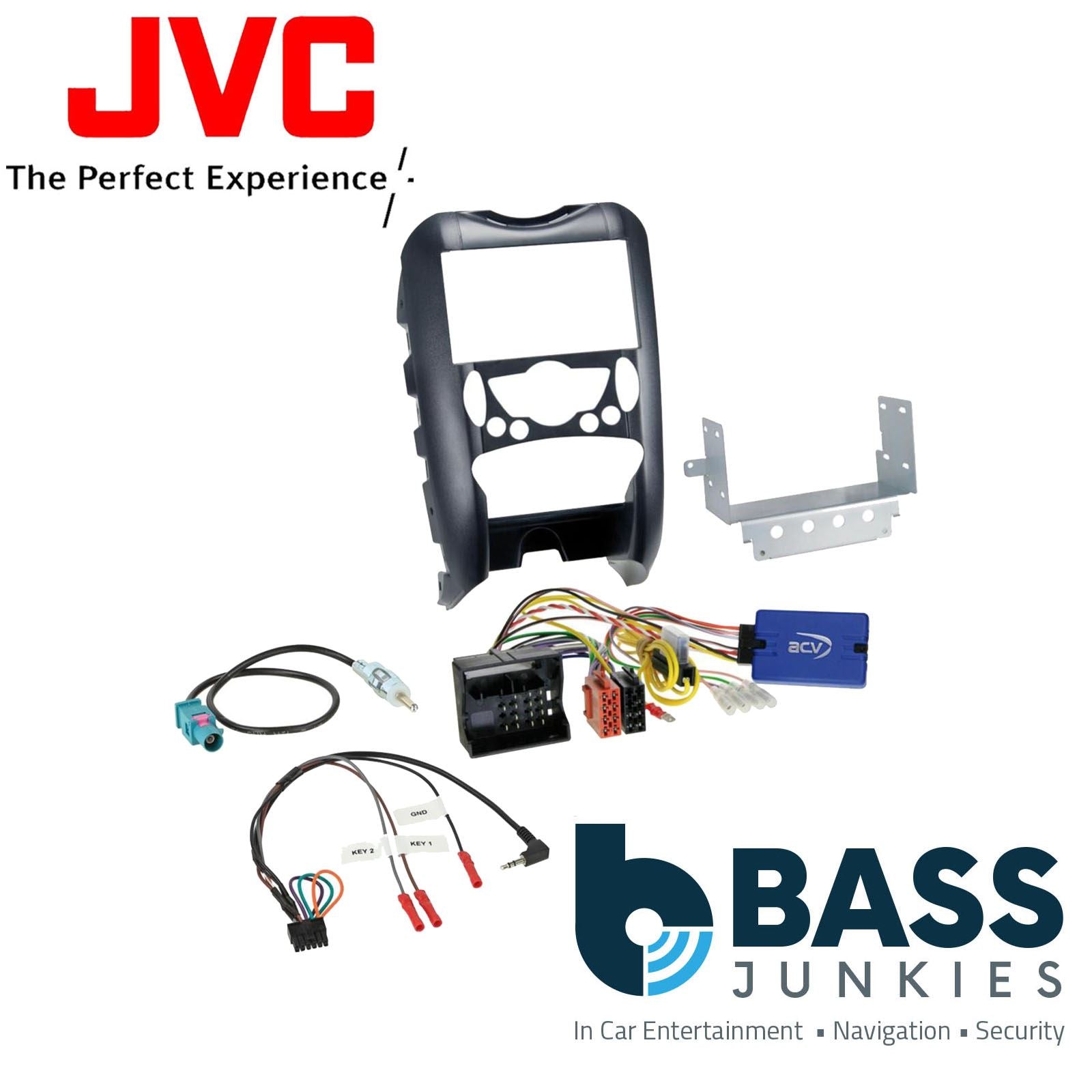 JVC Double Din Car Bluetooth Radio DAB Kit for BMW Mini Clubman R55 07-10