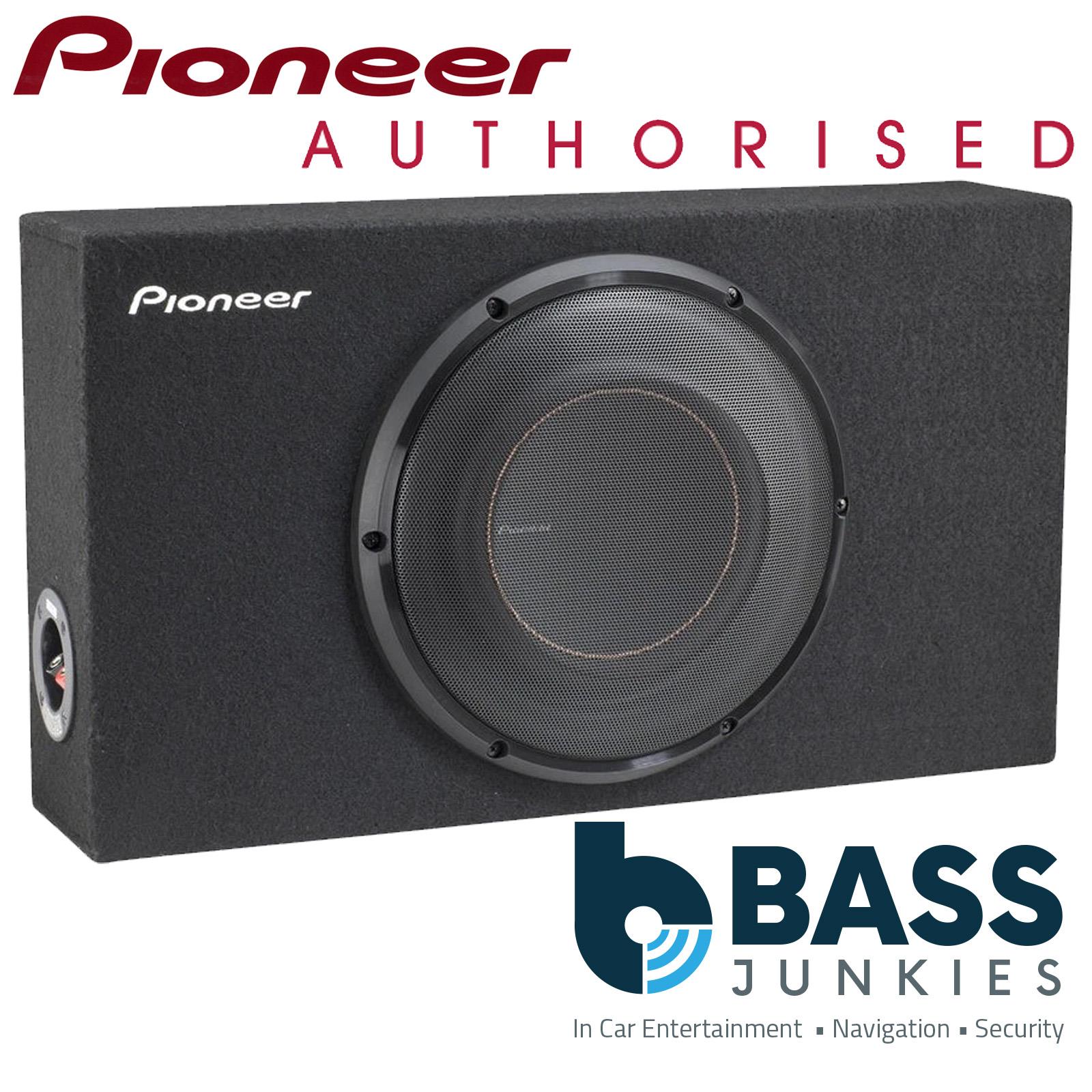 Pioneer TS-D10LB - 1300 Watts 10" Shallow Pre-Loaded Passive Car Subwoofer Bass Box Enclosure
