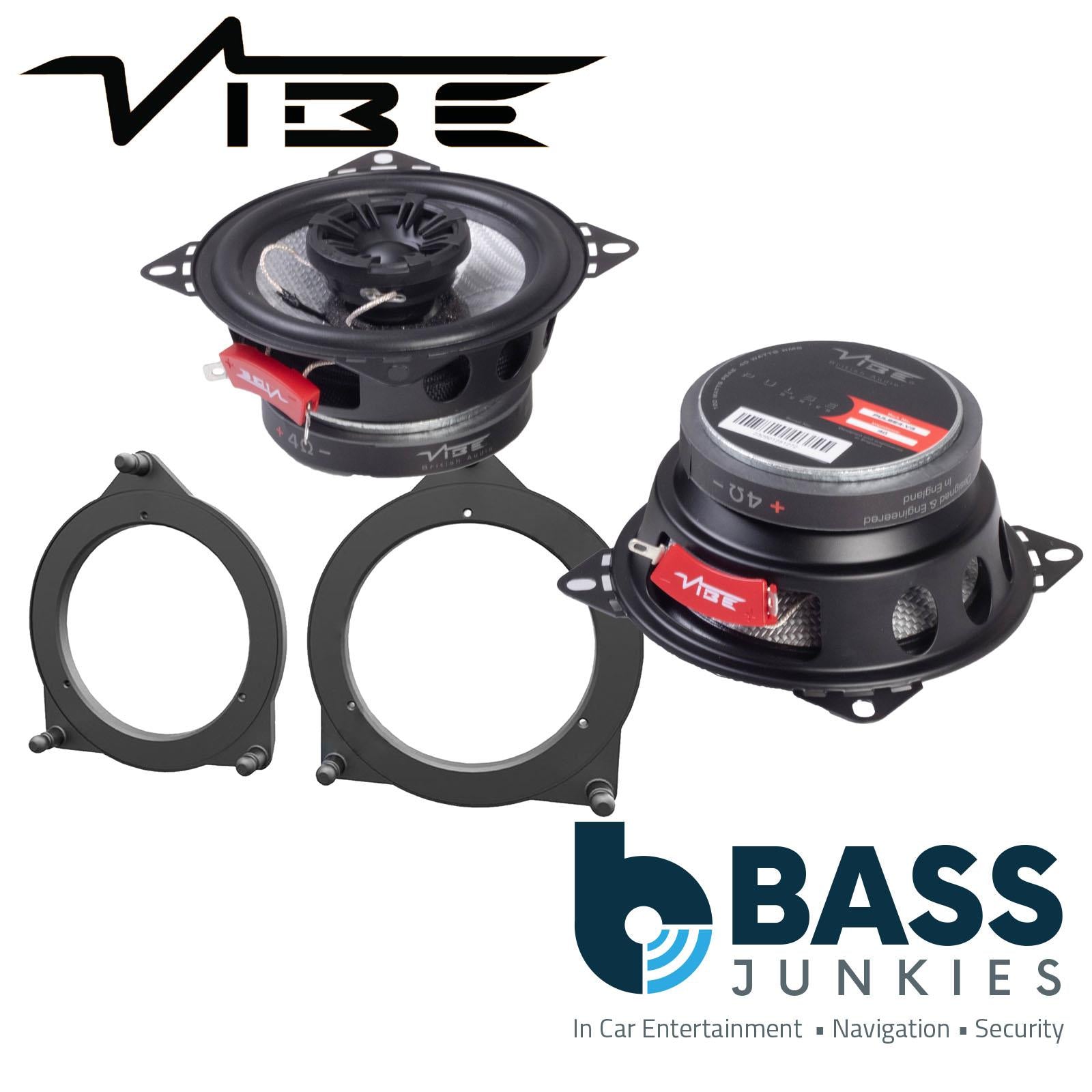 Vive PULSE4 100mm/10cm/4" 2-Way Coaxial Car speakers (Per Pair Max 240|80 watts RMS) Fits Mercedes C-Class 2015-21