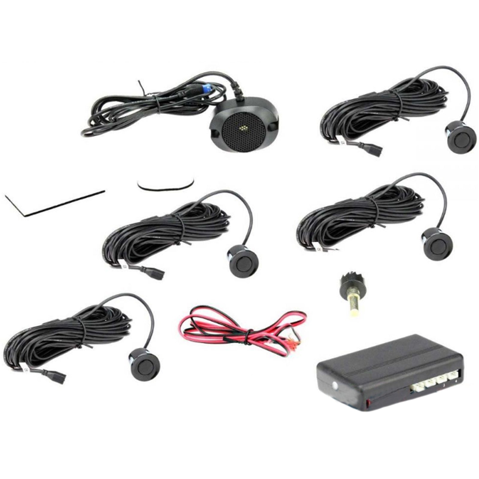 Connects2 PARK-401 - 4 Eye Ultrasonic Parking Sensor Kit with Buzzer