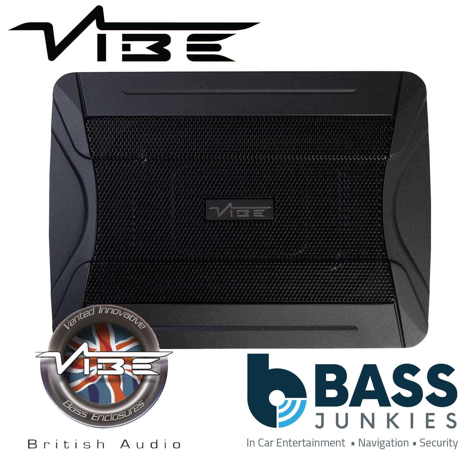 VIBE Pulse PULSEC8A-V4 - 240 Watts Active Amplified Underseat Car Subwoofer Box