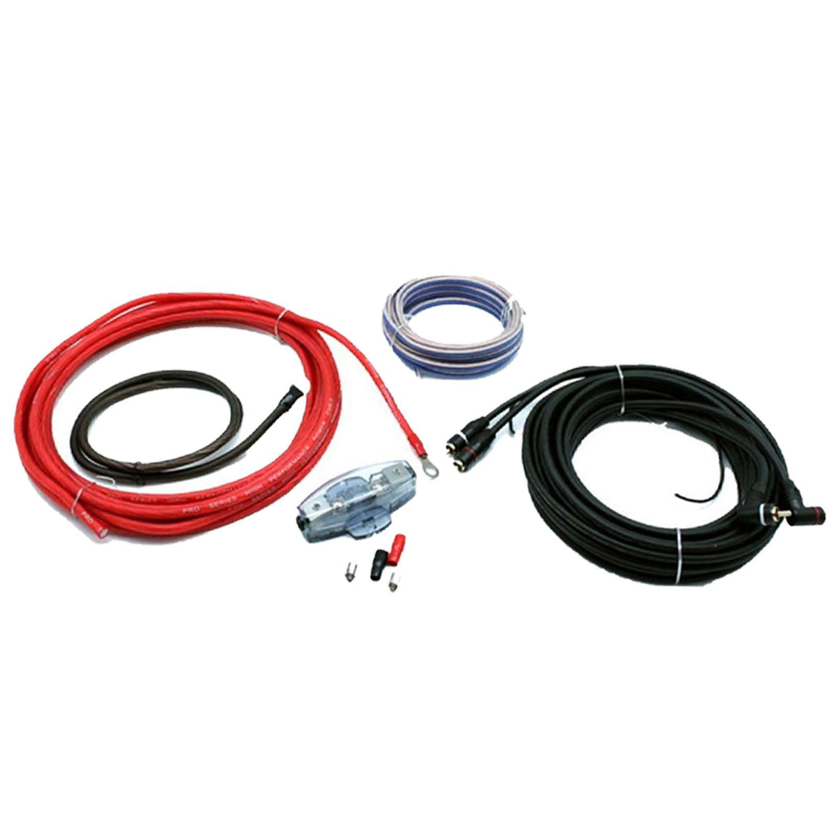 Phoenix Gold 12" 600W Slim Sub ZXM500.1 500W Amp 12" Box & 8AWG Wiring Kit