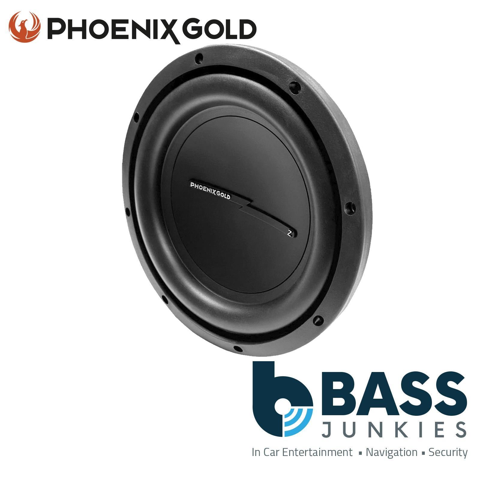 Phoenix Gold Z12D4 - 1600 Watts 12" 30cm 4 Ohm Dual Voice Coil Car Subwoofer