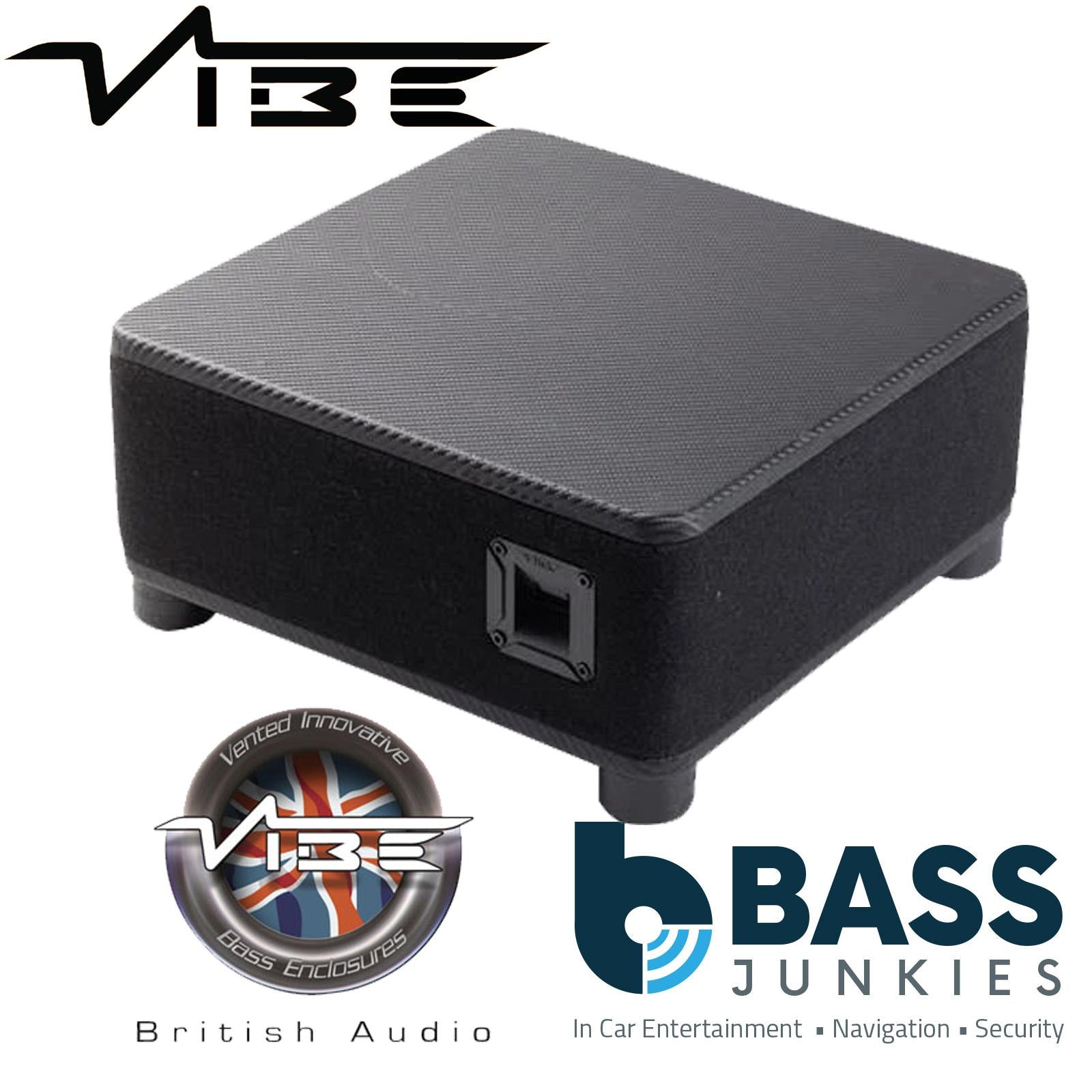 Vibe BASB10-V4 - 10" 900 Watts Car Sub Bass Box & Powerbox Amplifier Upgrade Kit