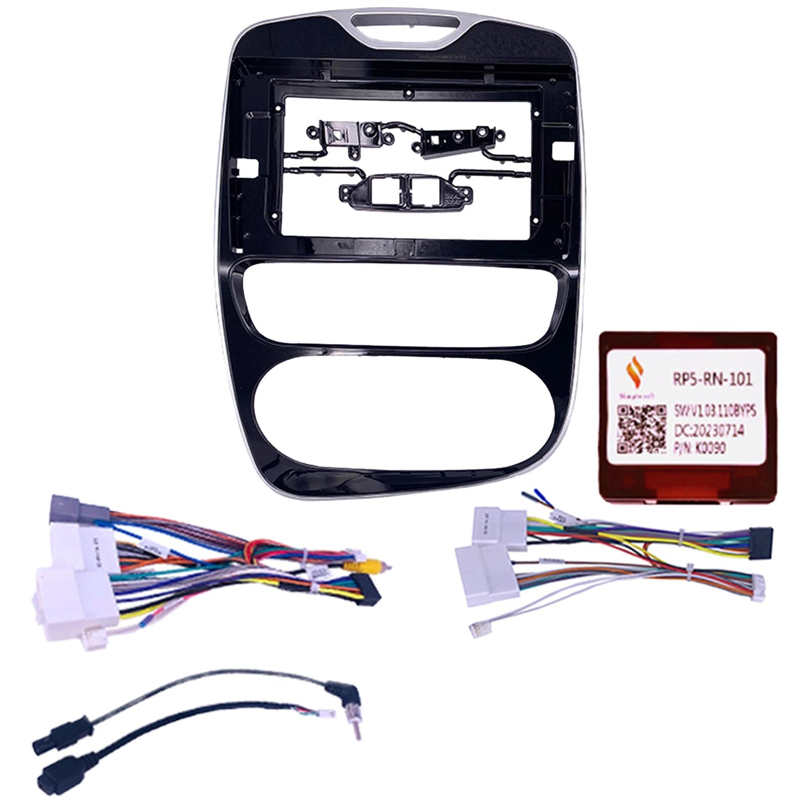 9" CarPlay Android Car Stereo Screen Fascia Fitting Kit For Renault Clio 3 2005-2014